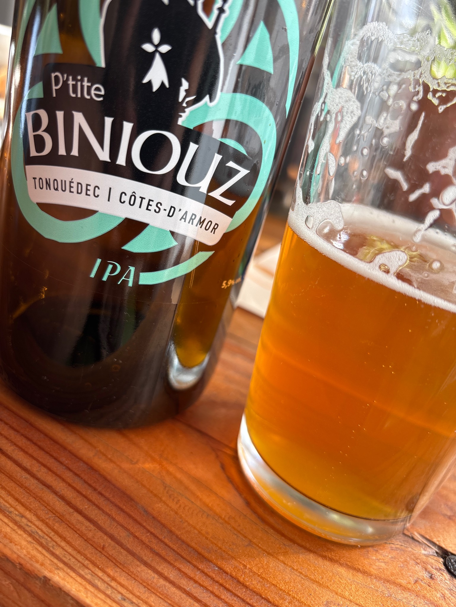 P'tite Biniouz IPA, Brasserie Régionale De L'Ouest (Ex L'Hirondelle - Ménez Bré)