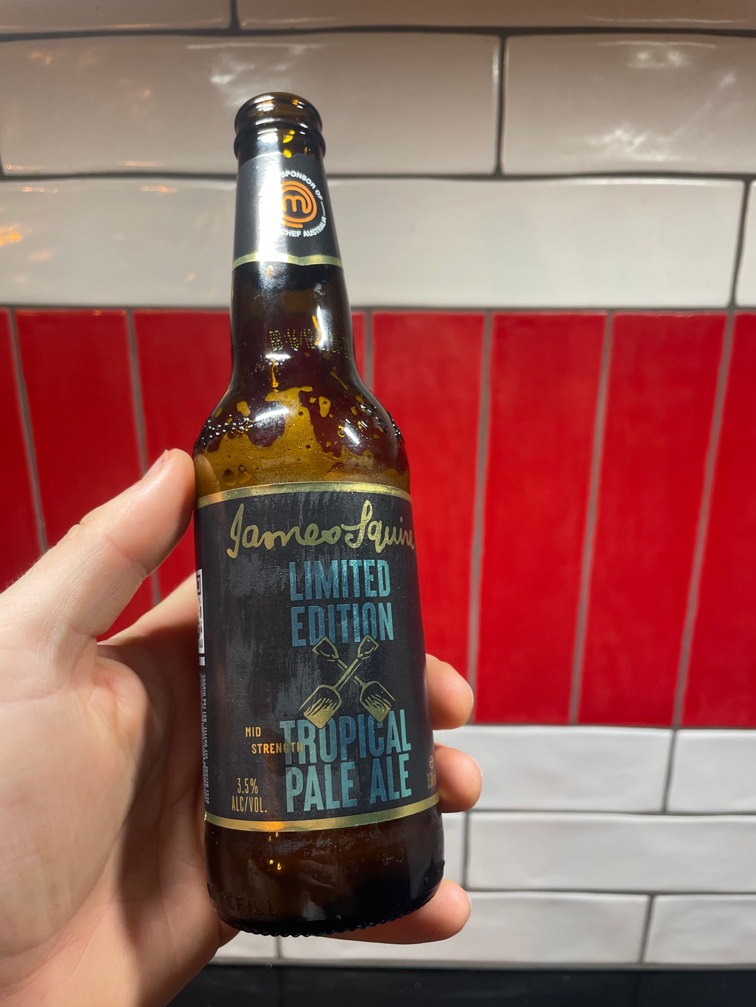 Limited edition tropical pale ale, James Squire Brewhouse