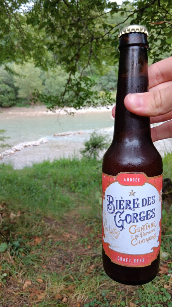 Bière Des Gorges Ambrée Aux Châtaignes, France