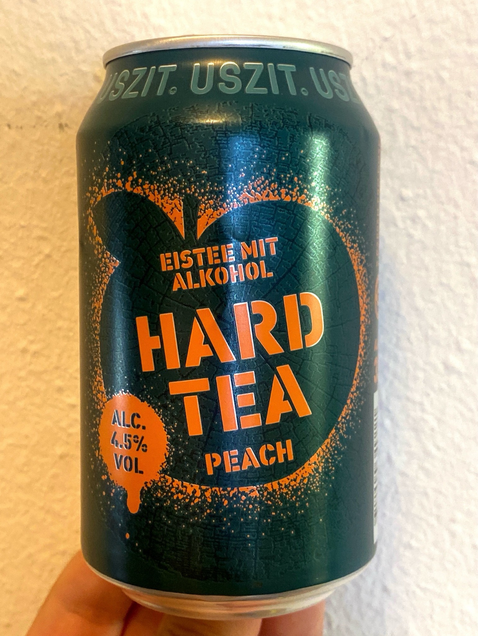 Uszit Hard Tea Peach, Feldschlösschen (Carlsberg)