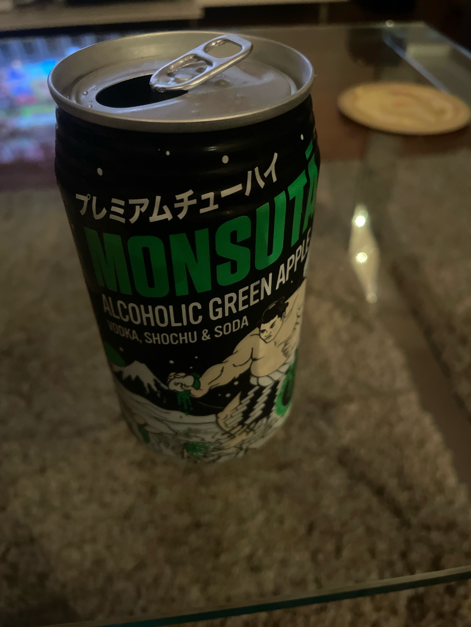 Monsutā Alcoholic Green Apple, Orion Breweries Ltd. (Asahi)