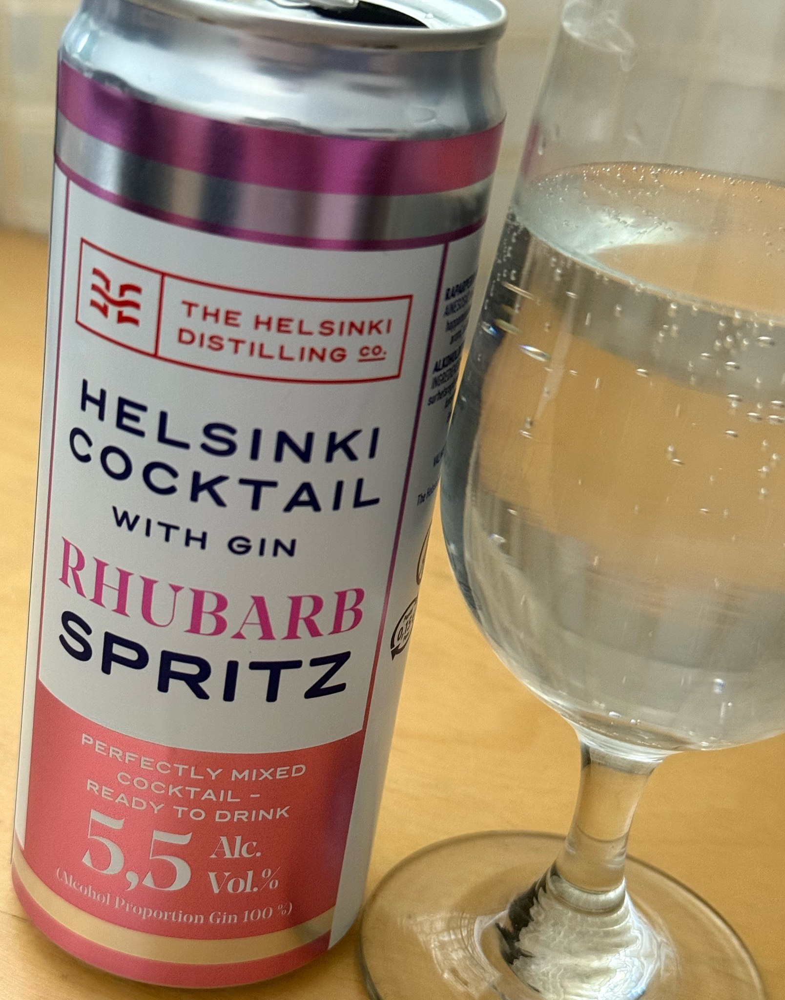 Helsinki Cocktail: Rhubarb Spritz, Finland