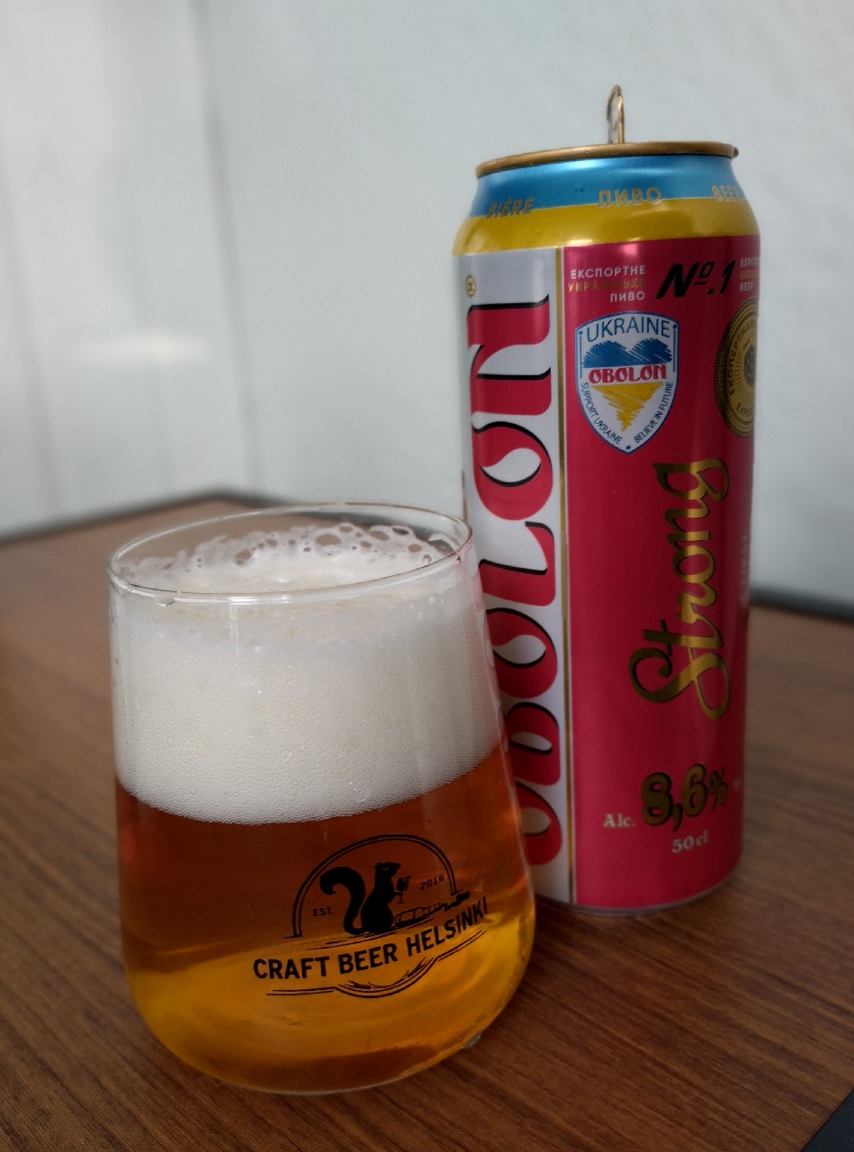Obolon Strong / Оболонь Мiцне 8.6%, Ukraine