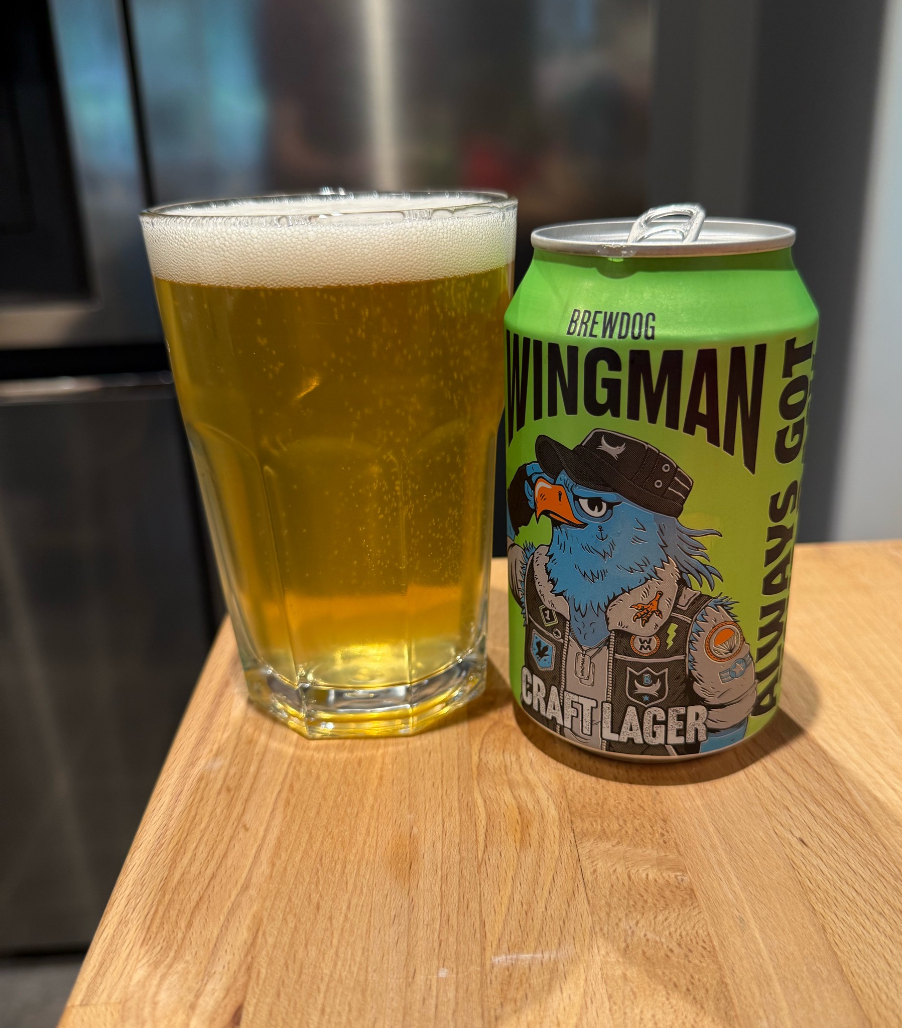 Wingman Craft Lager, Scotland