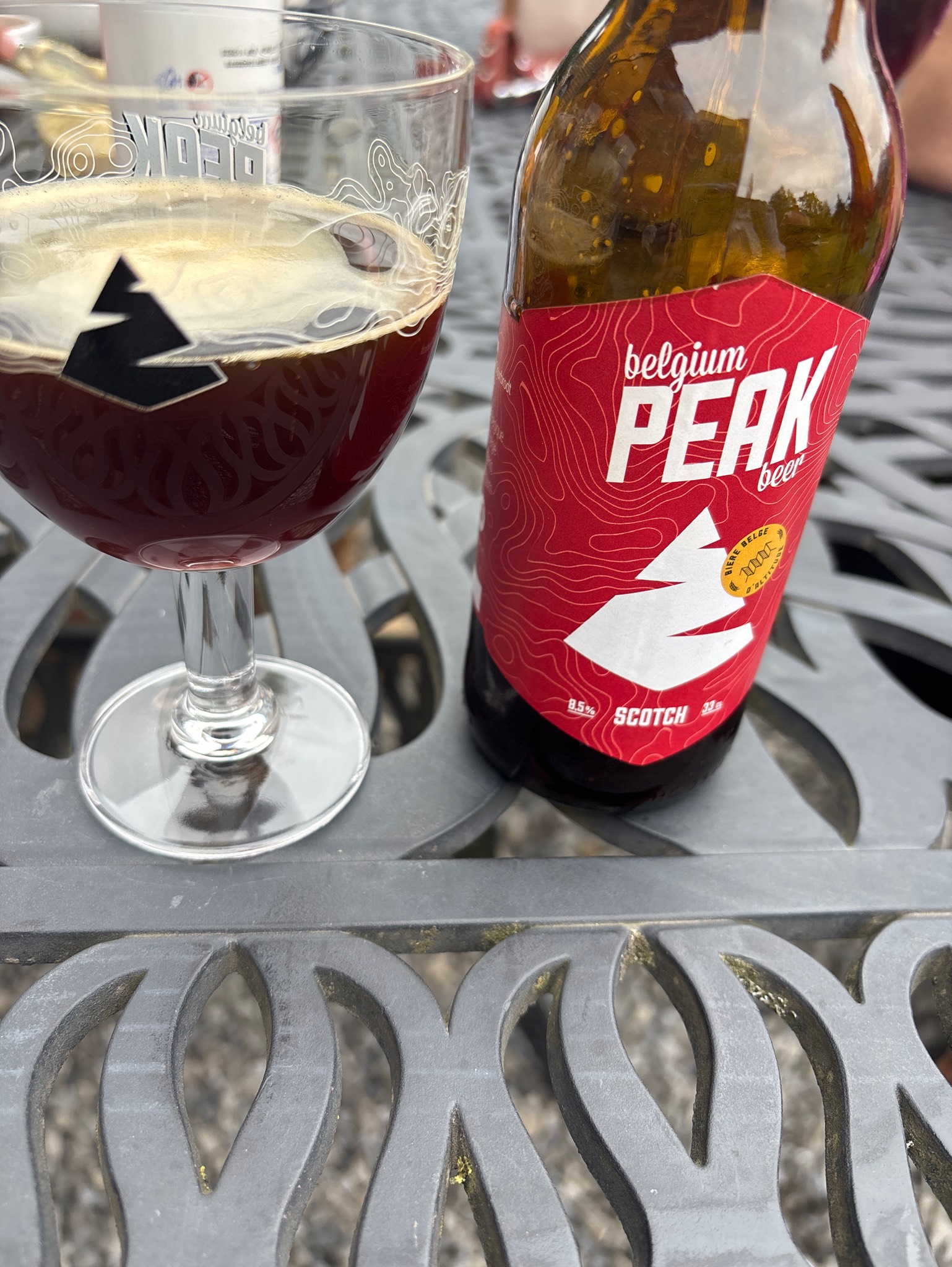 Peak Scotch, Belgium Peak Beer