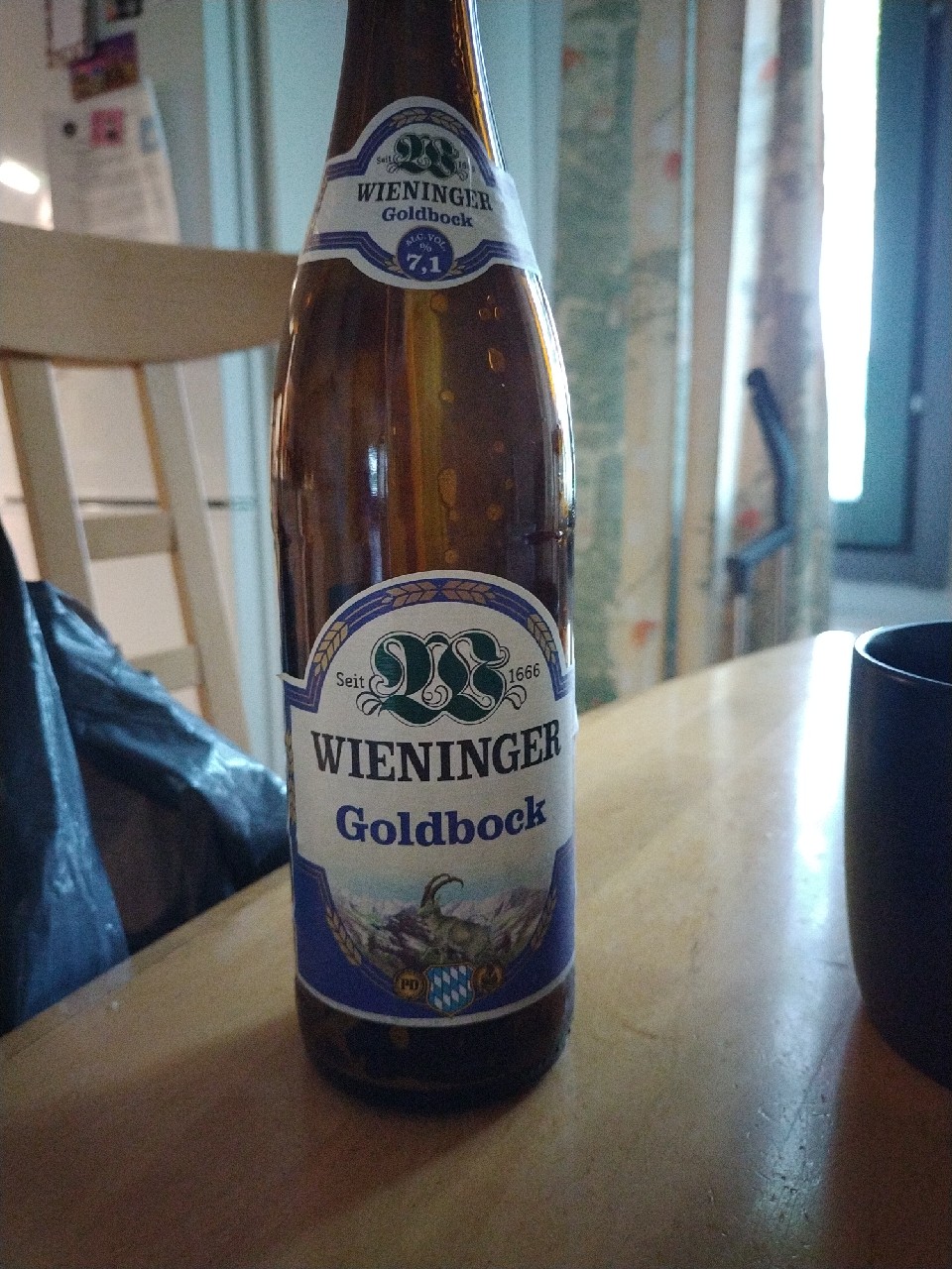 Wieninger Heller Bock / Goldbock, Privatbrauerei M.C. Wieninger