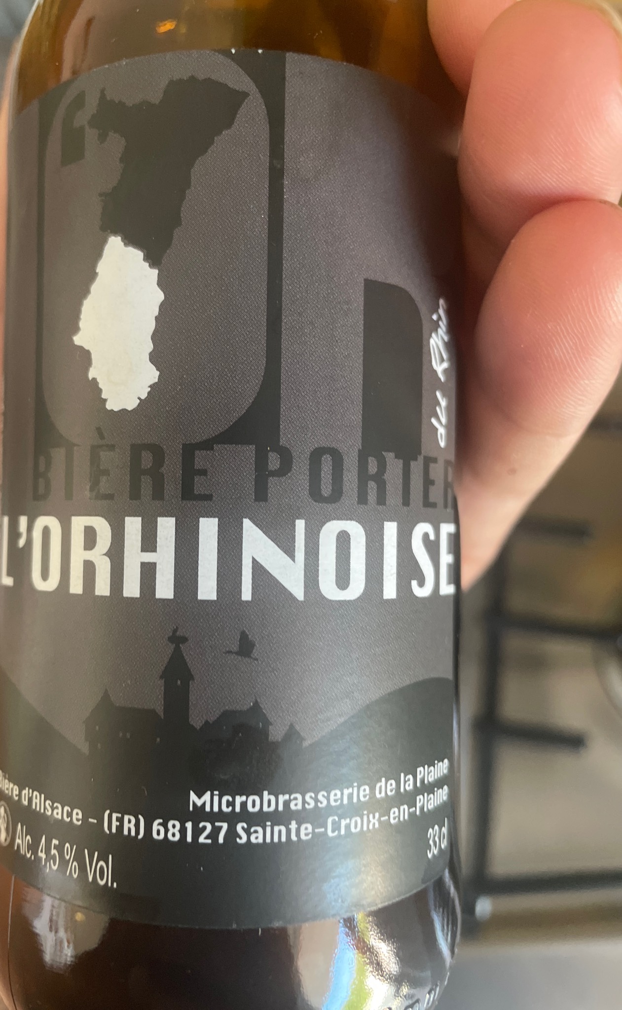 L'Orhinoise Porter, Microbrasserie De La Plaine (L'Orhinoise)