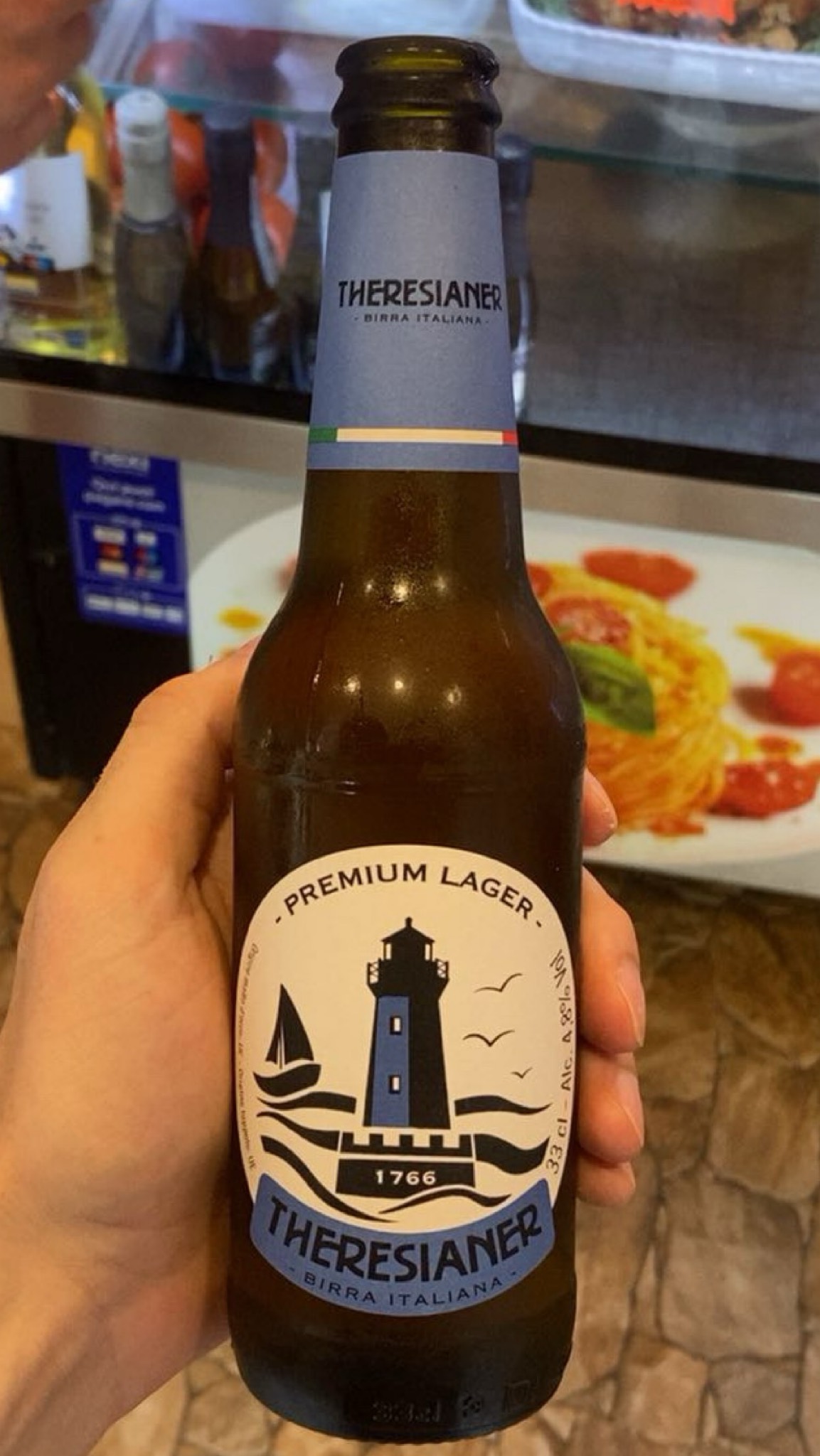 Theresianer Premium Lager, Italy