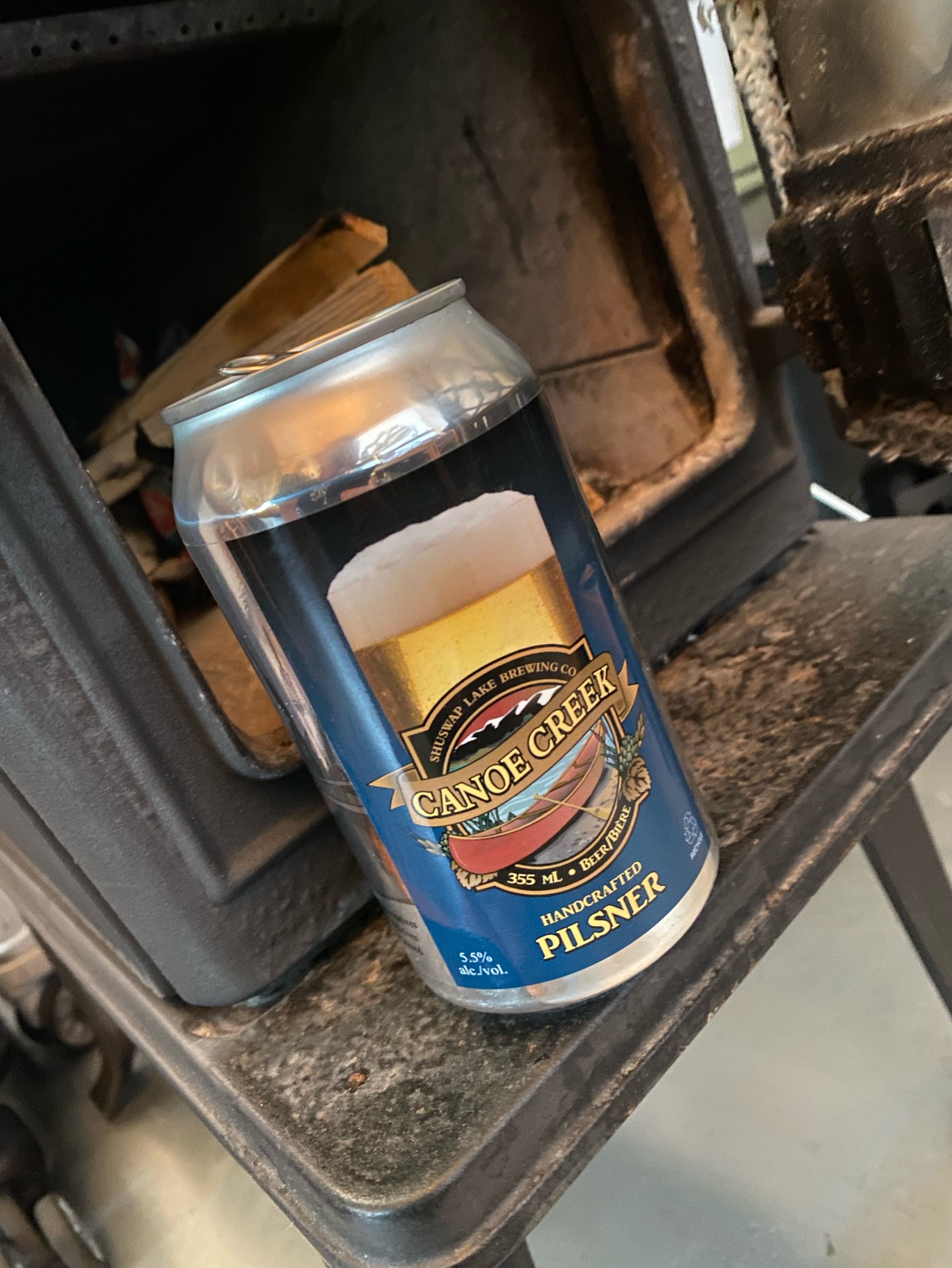 Canoe Creek Pilsner, Barley Station Brew Pub (Shuswap Lake Brewing Company)