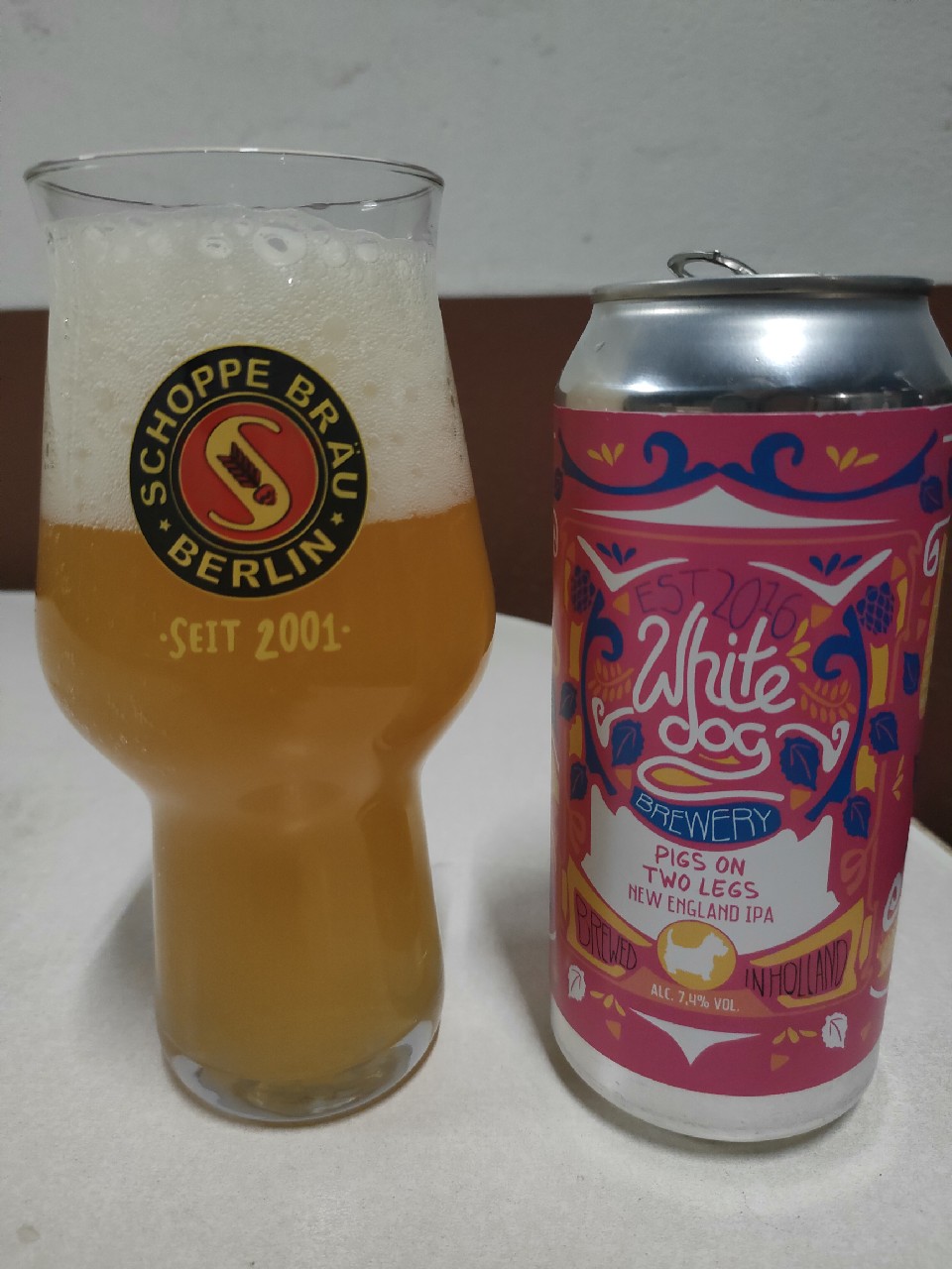 pigs on two legs, White Dog Brewery