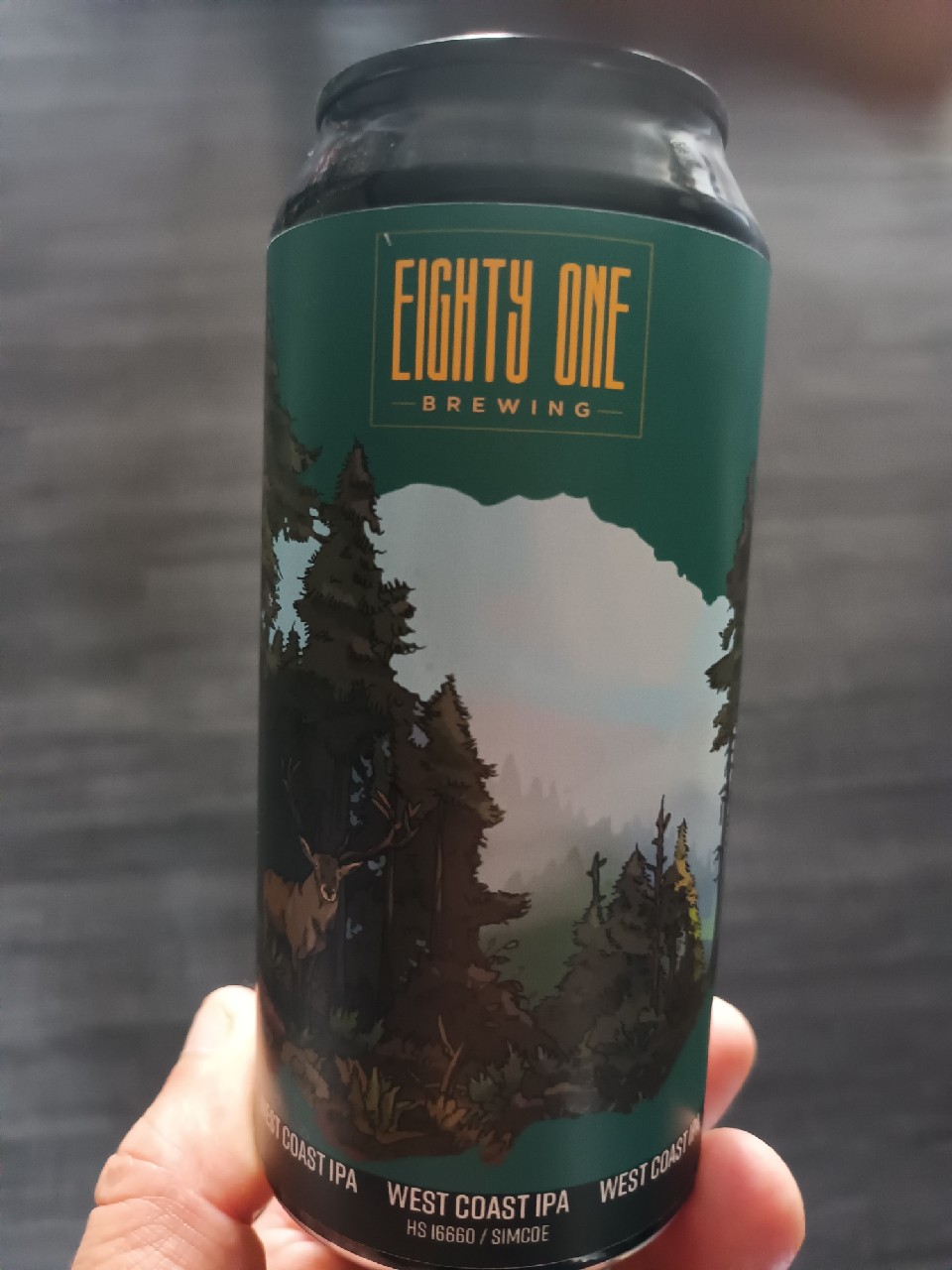Eighty One West Coast IPA, Eighty One Brewing