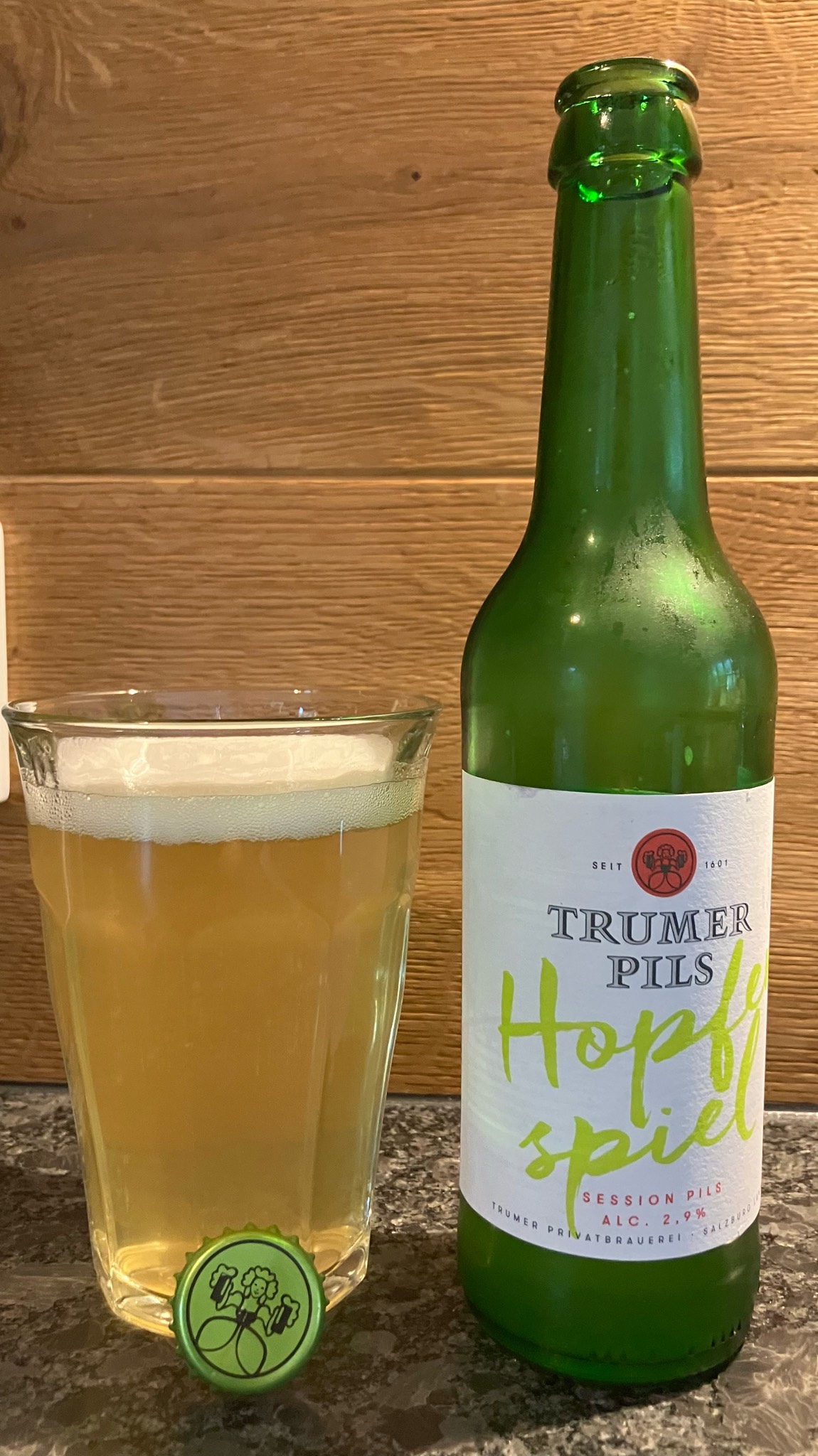 Trumer Pils Hopfen Spiel, Trumer Privatbauerei