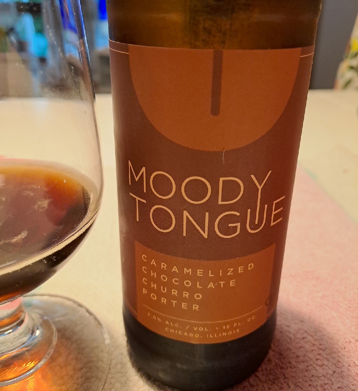 Carmelized Chocolate Churro Baltic Porter, Moody Tongue Brewing Company