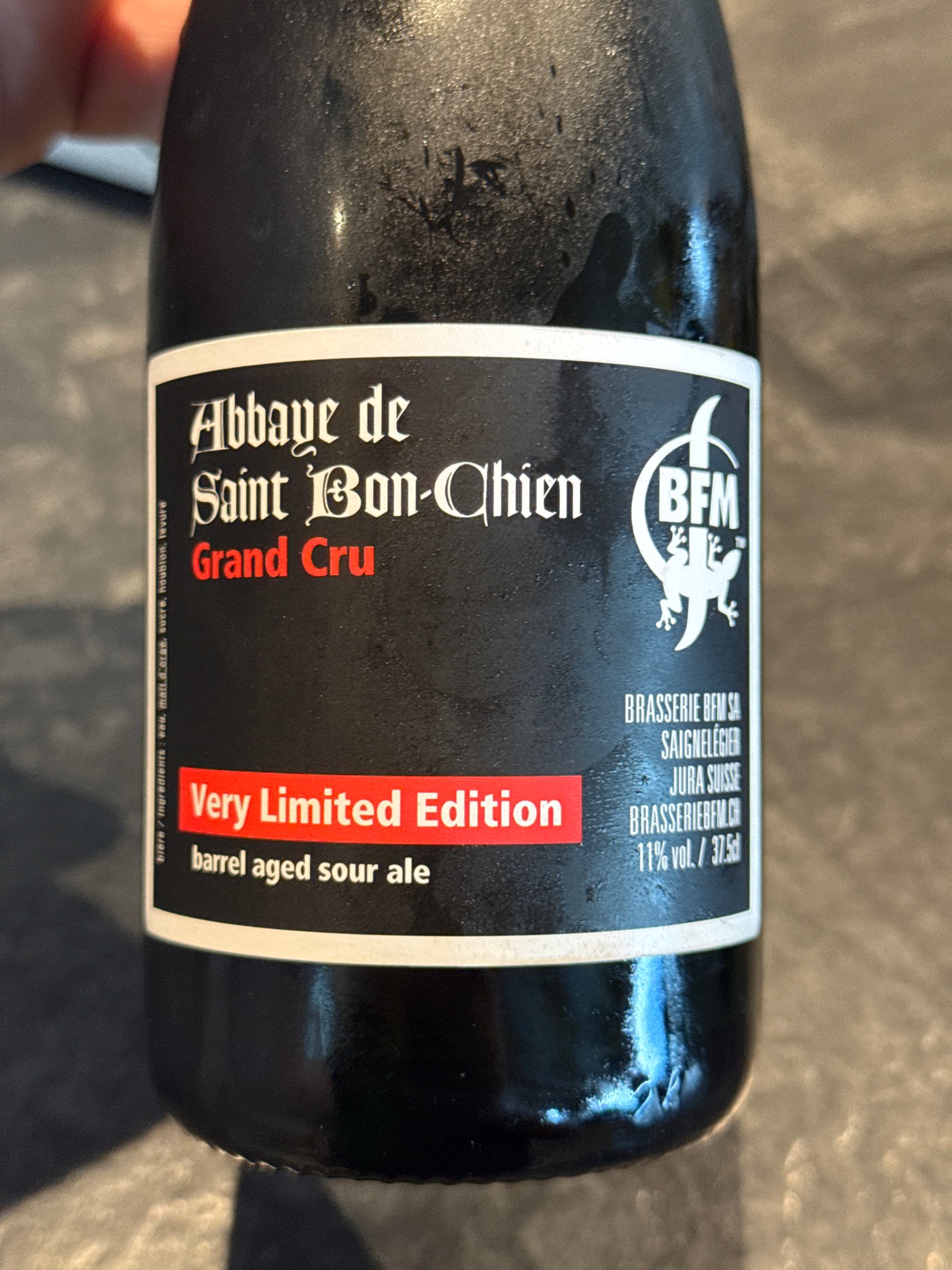 Abbaye de Saint Bon-Chien Very Limited Edition (Madeira), BFM (Brasserie des Franches-Montagnes)