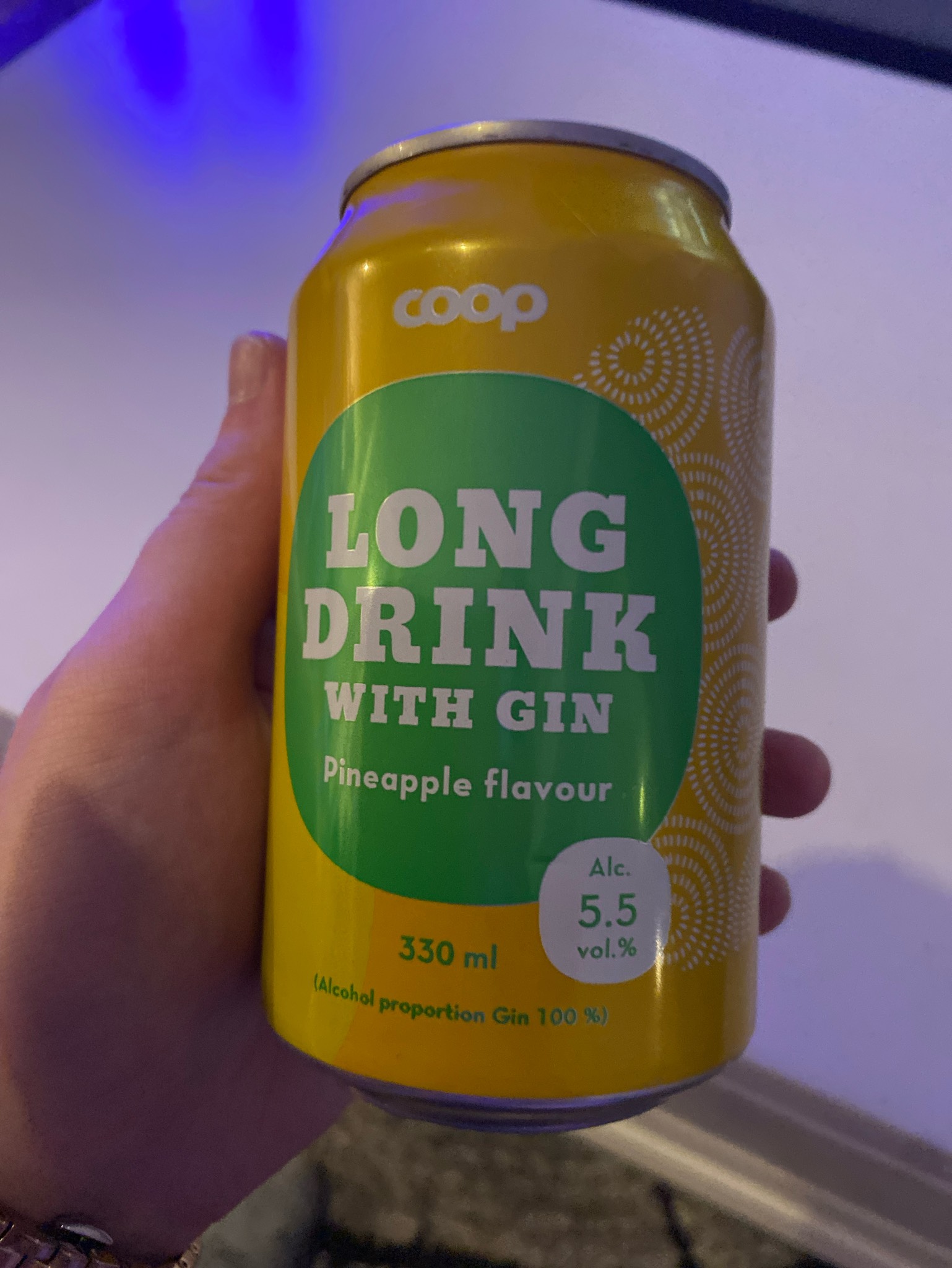 Coop Long Drink Pineapple, Finland