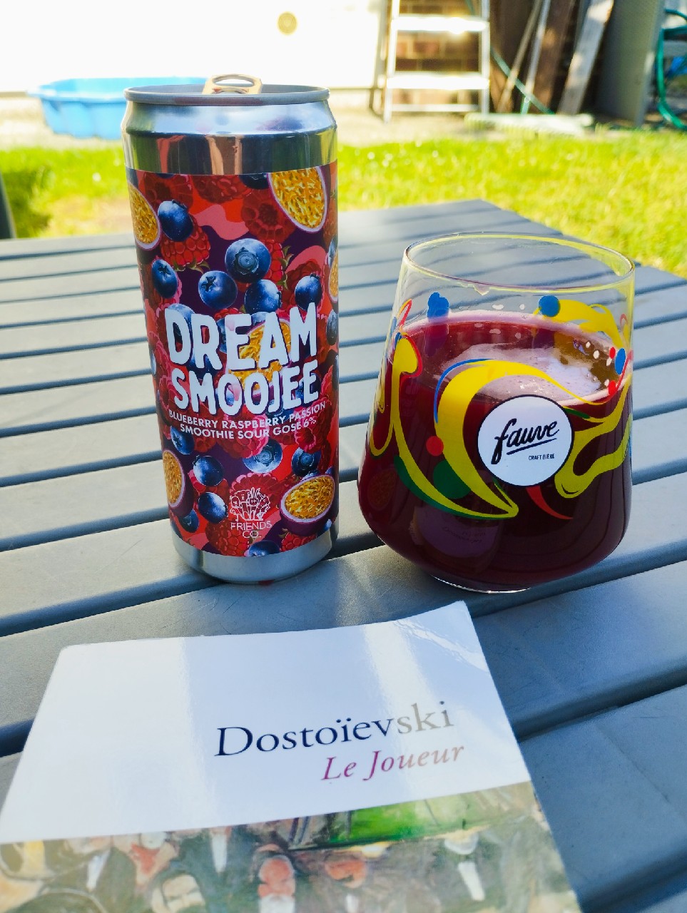 Dream Smoojee blueberry raspberry passion Smoothie sour gose, Friends Company