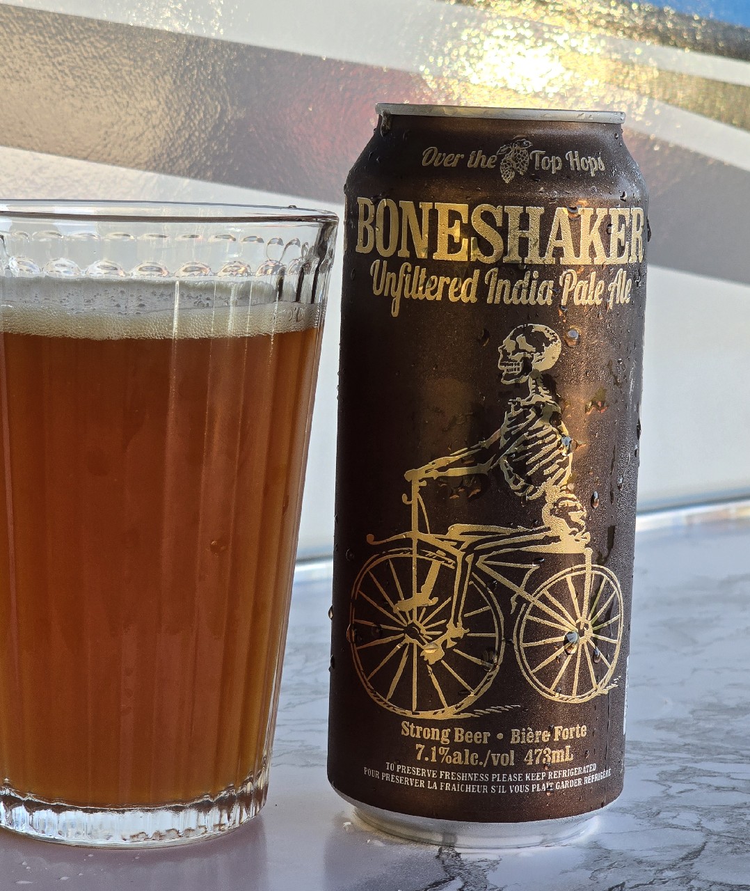Boneshaker Unfiltered IPA, Canada