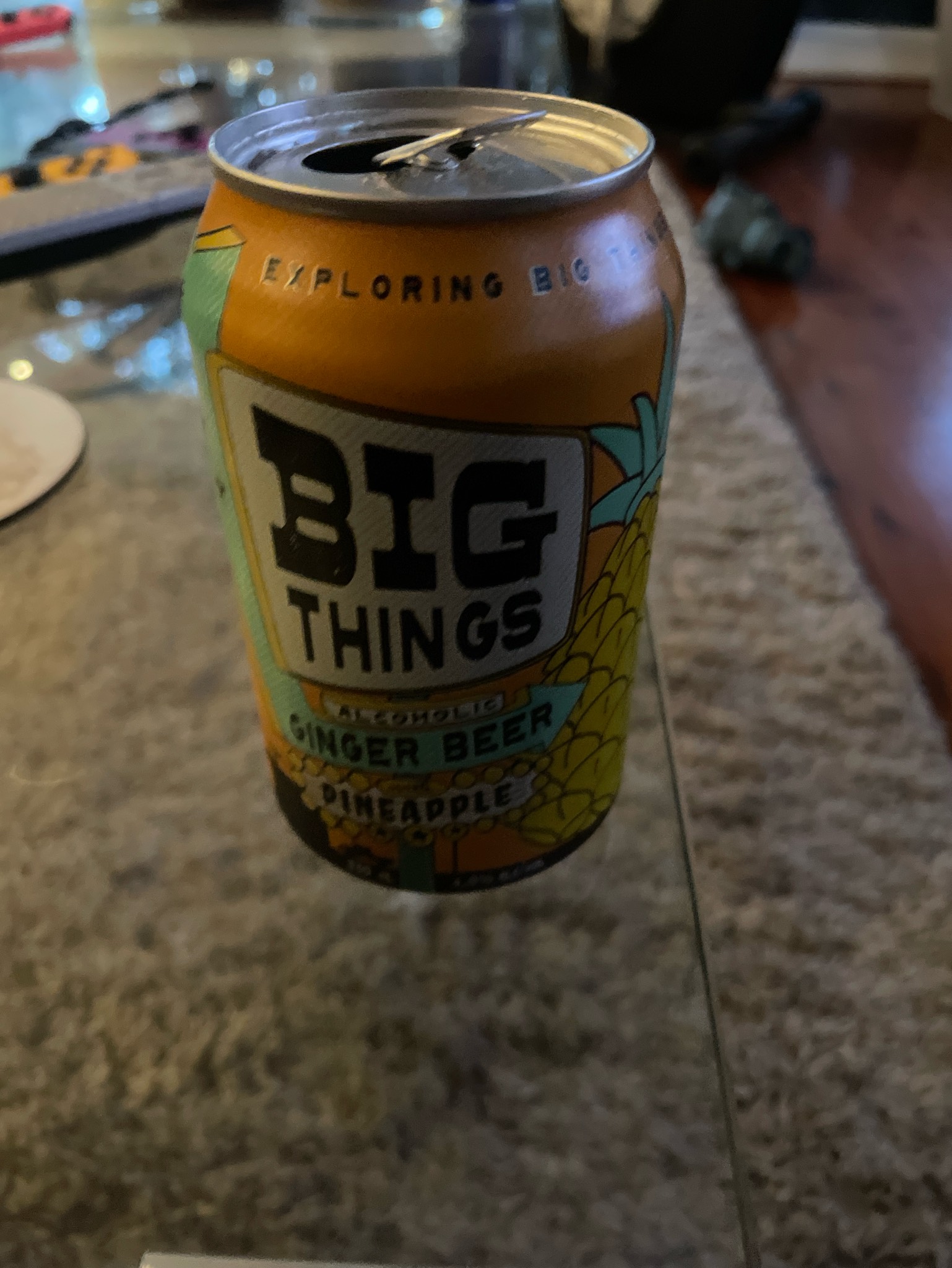 Big Things Ginger beer with Pineapple, Big things brewing co.