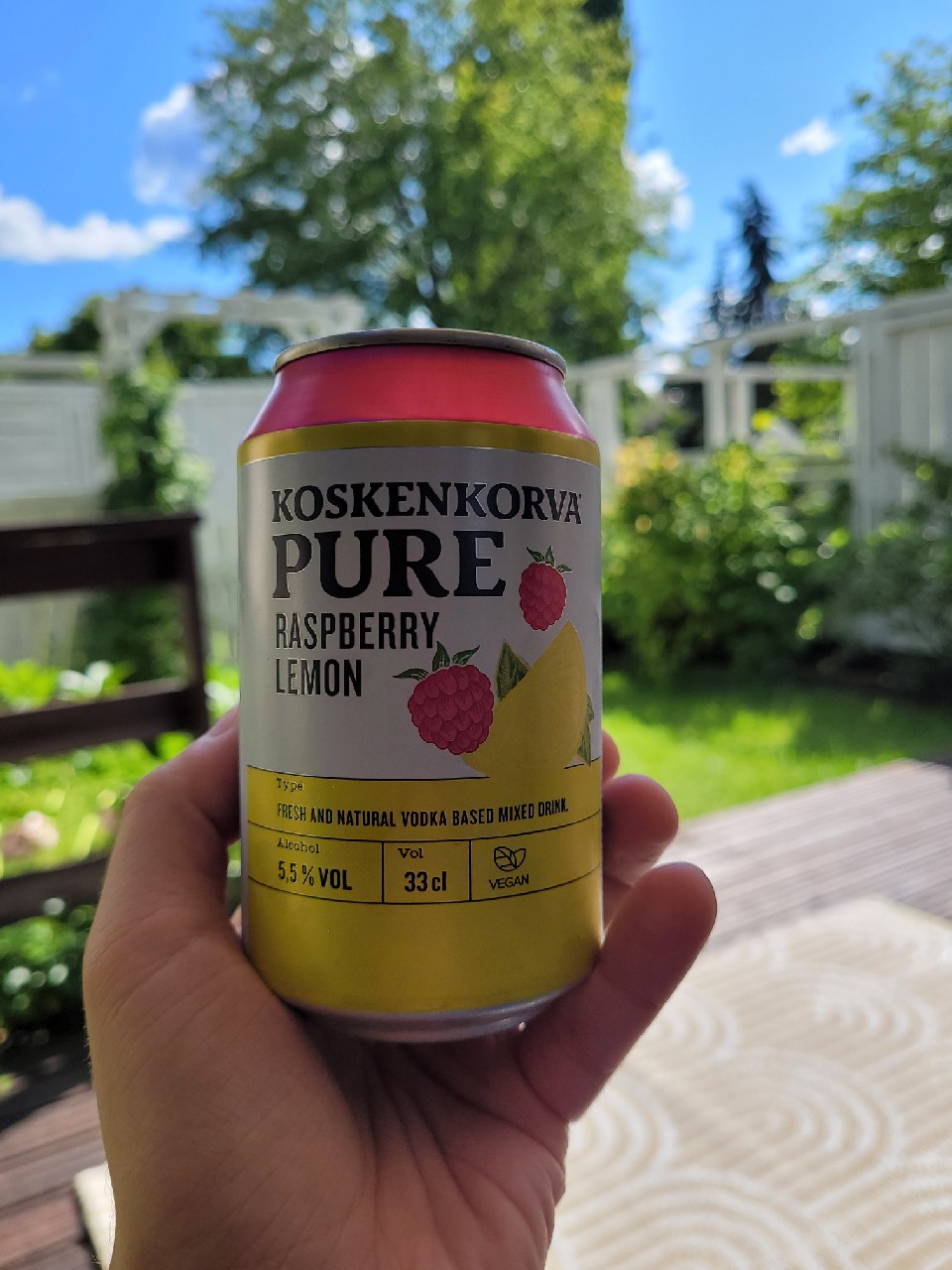 Koskenkorva Pure Raspberry Lemon, Finland