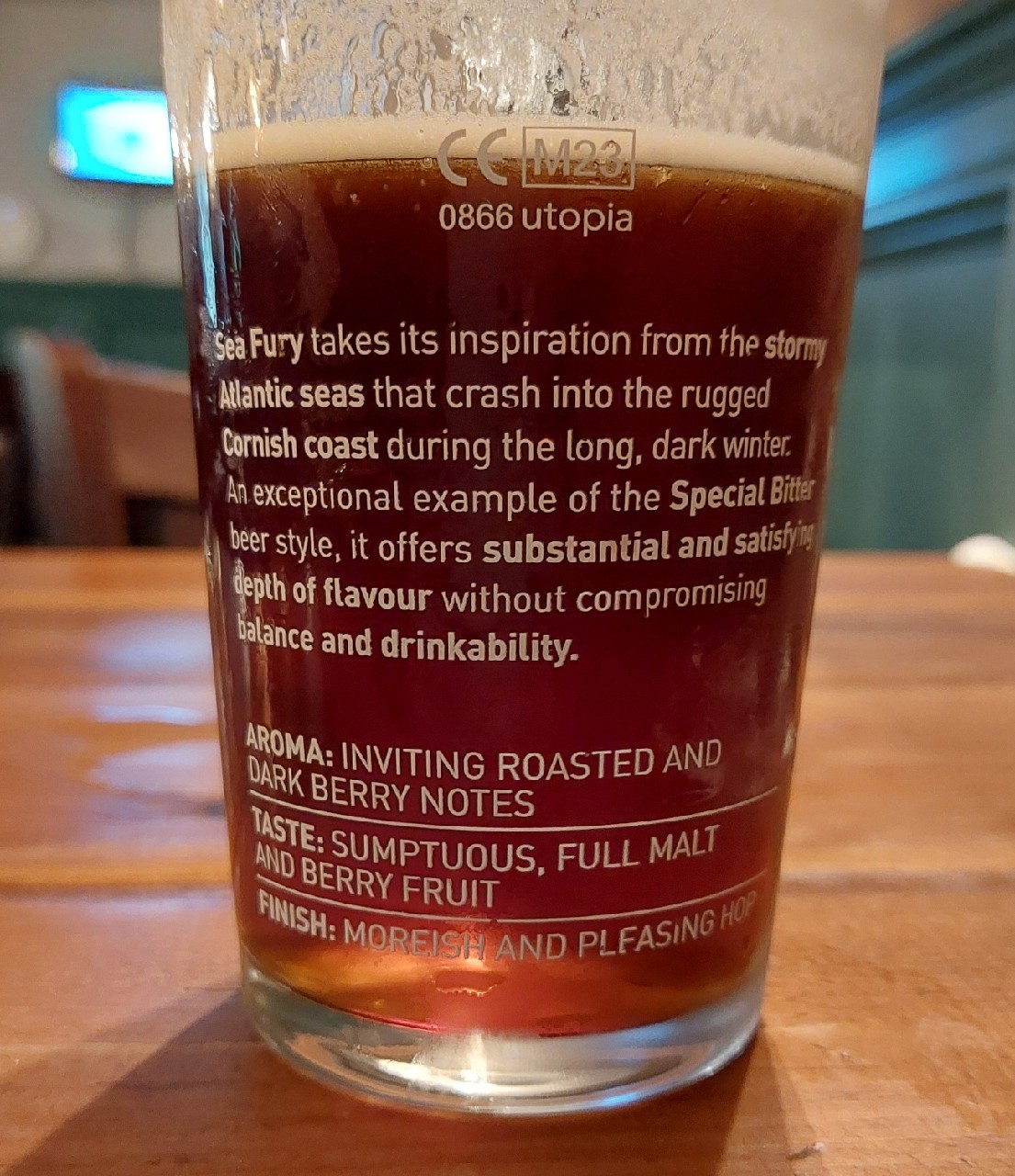 Sea Fury, Sharp's Brewery
