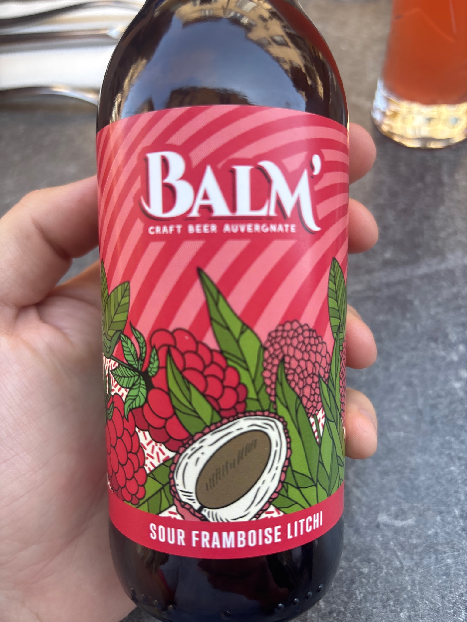 Balm' Sour Framboise Litchi, Microbrasserie Balm'