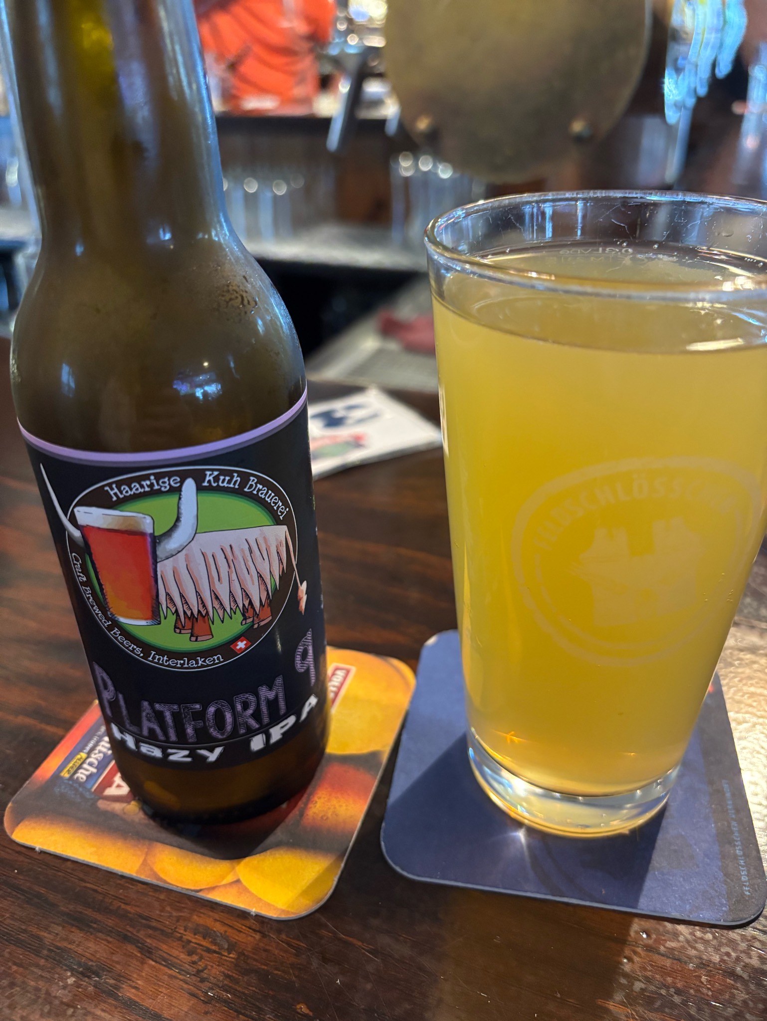 Platform 9, Haarige Kuh Brauerei