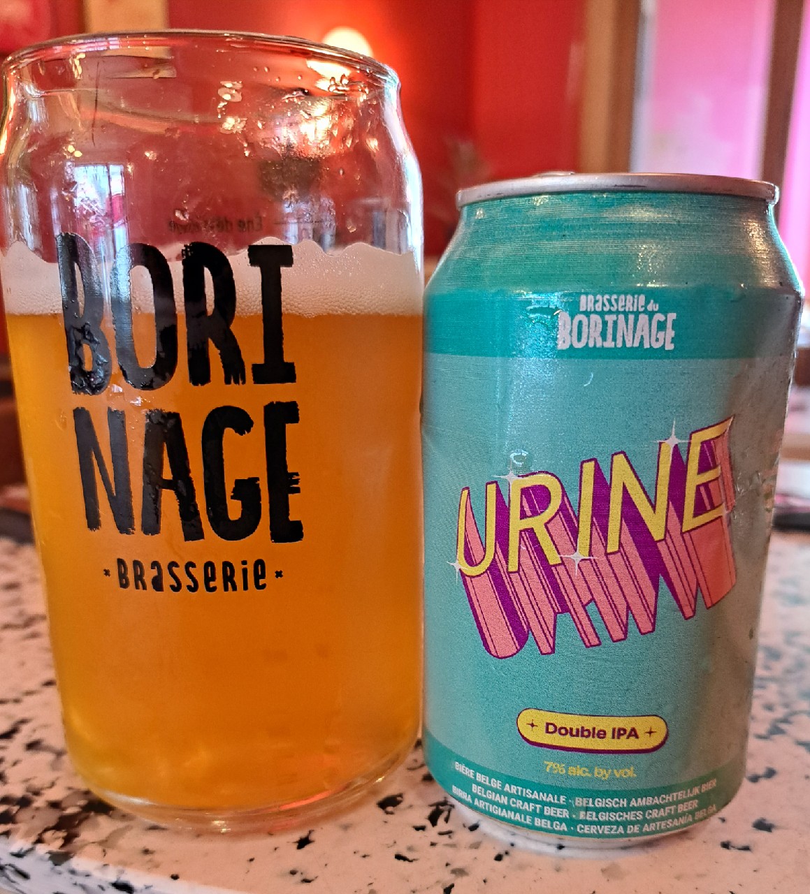 Urine, Brasserie du Borinage