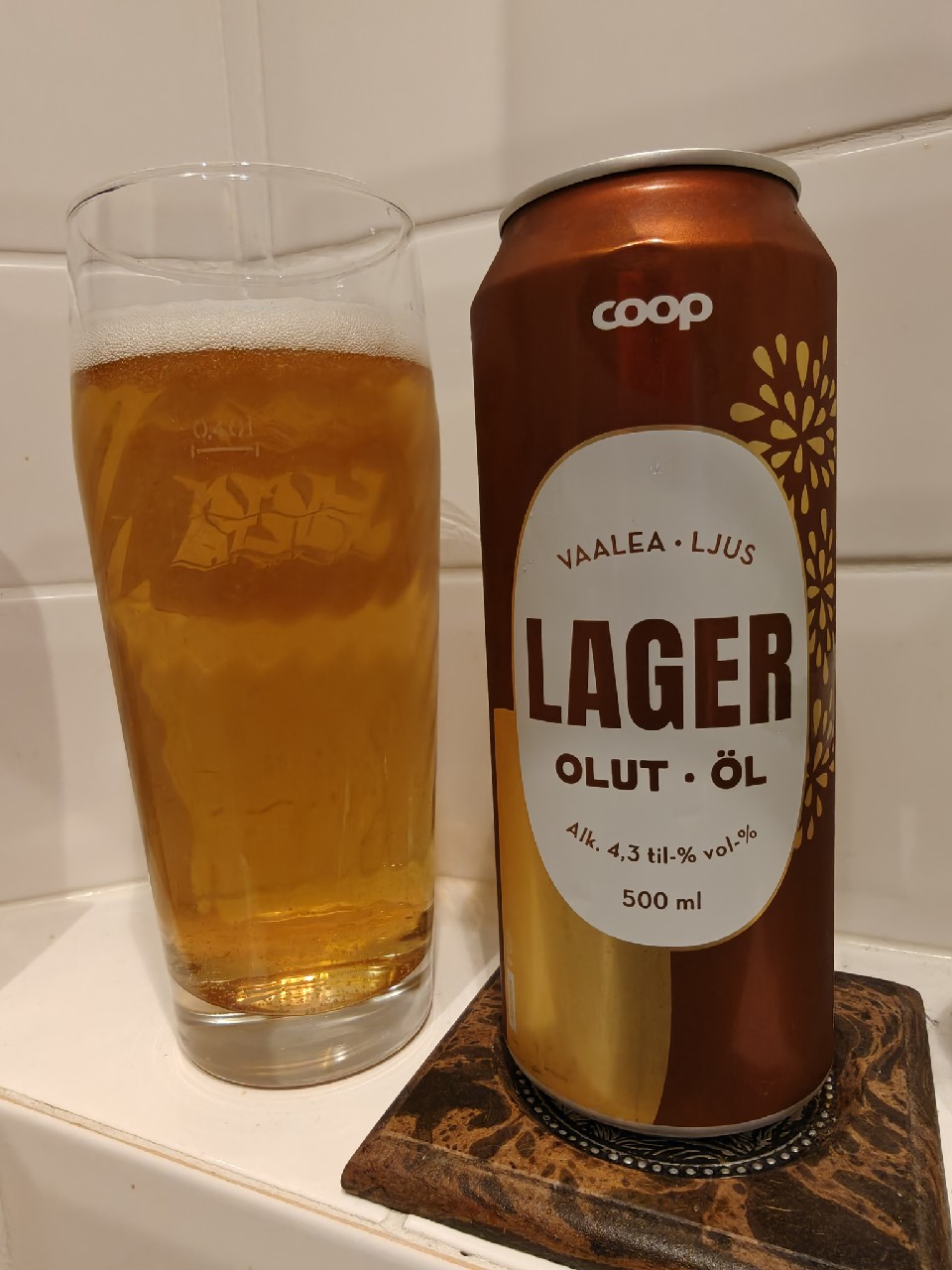 Coop Vaalea Lager 4.3%, Poland