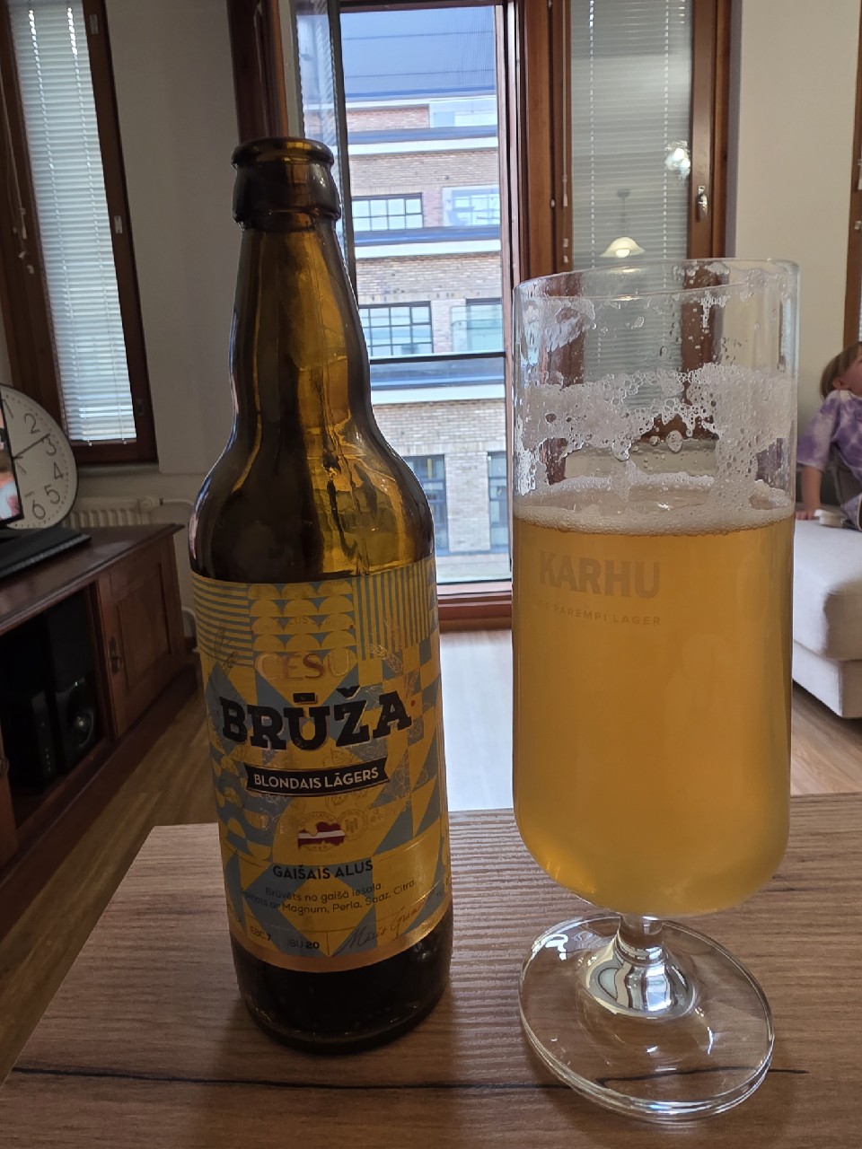 Brūža Blondais Lāgers, Latvia