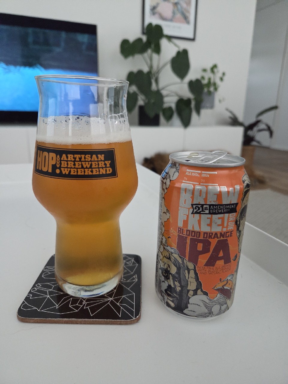 Blood Orange IPA, 21st Amendment Brewery