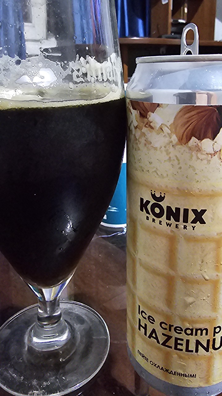 Ice Cream Porter Hazelnut, Konix Brewery