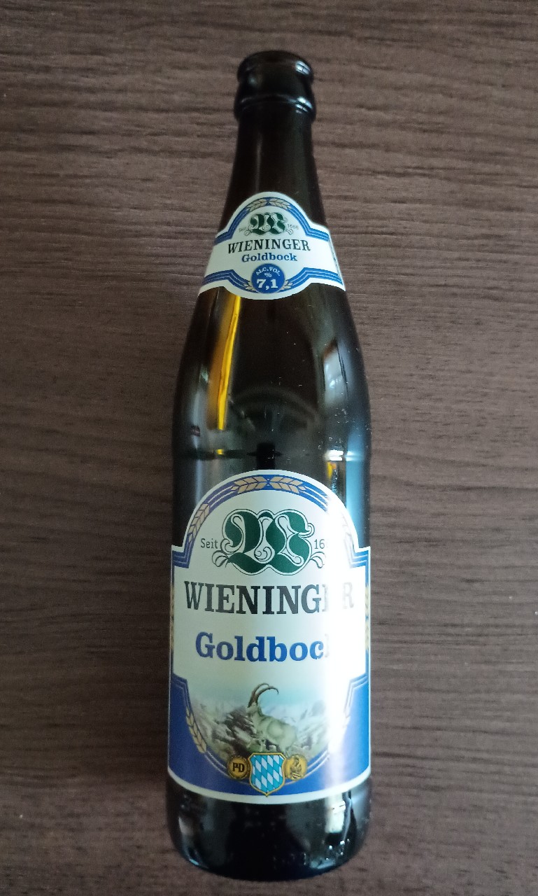 Wieninger Heller Bock / Goldbock, Privatbrauerei M.C. Wieninger