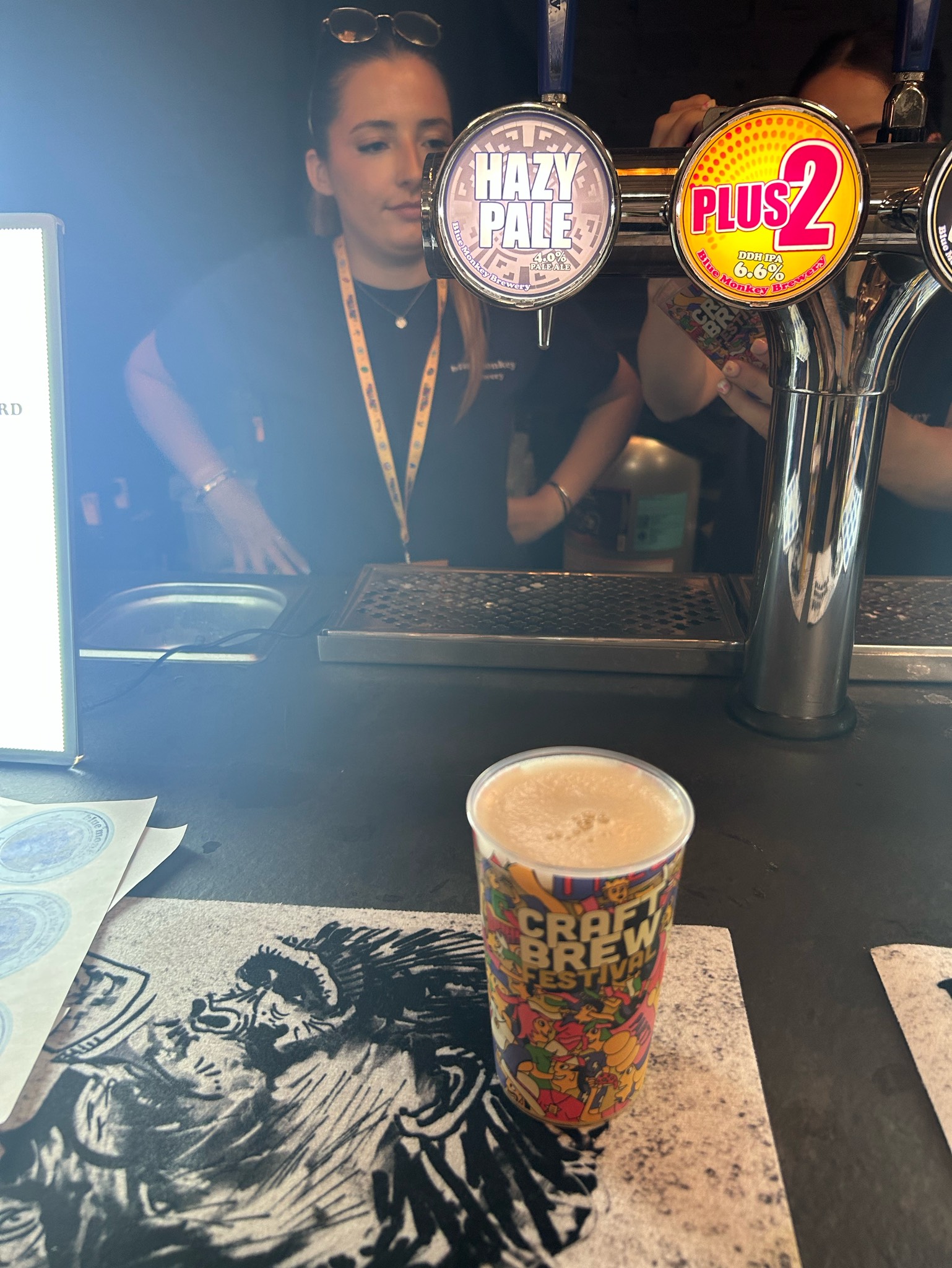 Hazy Pale, Blue Monkey Brewery
