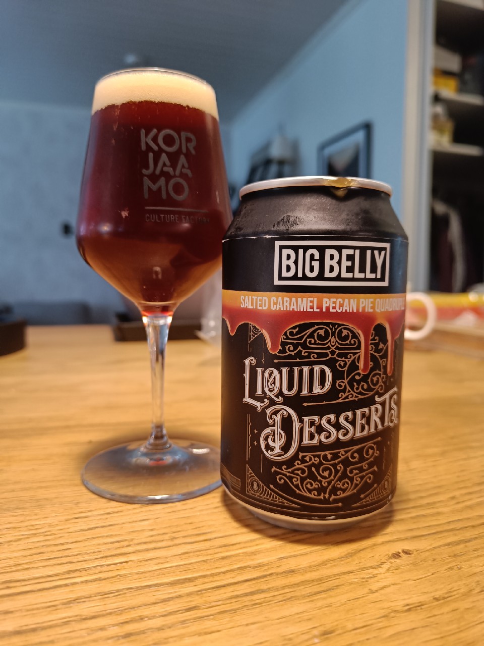Liquid Desserts - Salted Caramel Pecan Pie Quadruple (core 2024), Big Belly Brewing Company