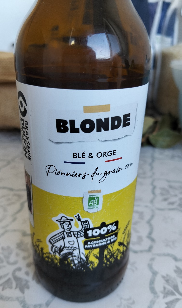 Brasserie Dulion Blonde blé et orge, Brasserie Dulion