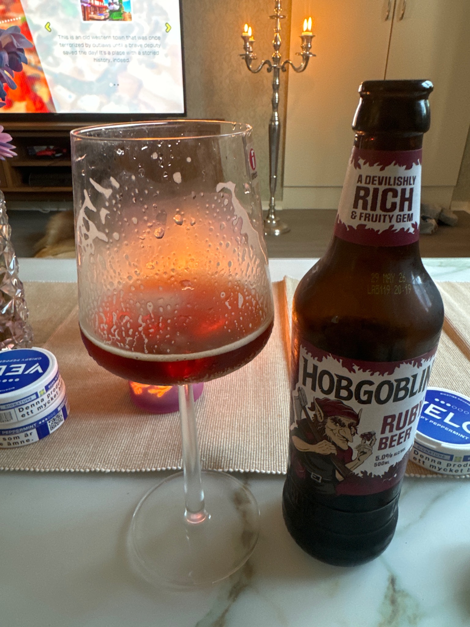 Hobgoblin Ruby, Wychwood Brewery (Marston's Brewery)