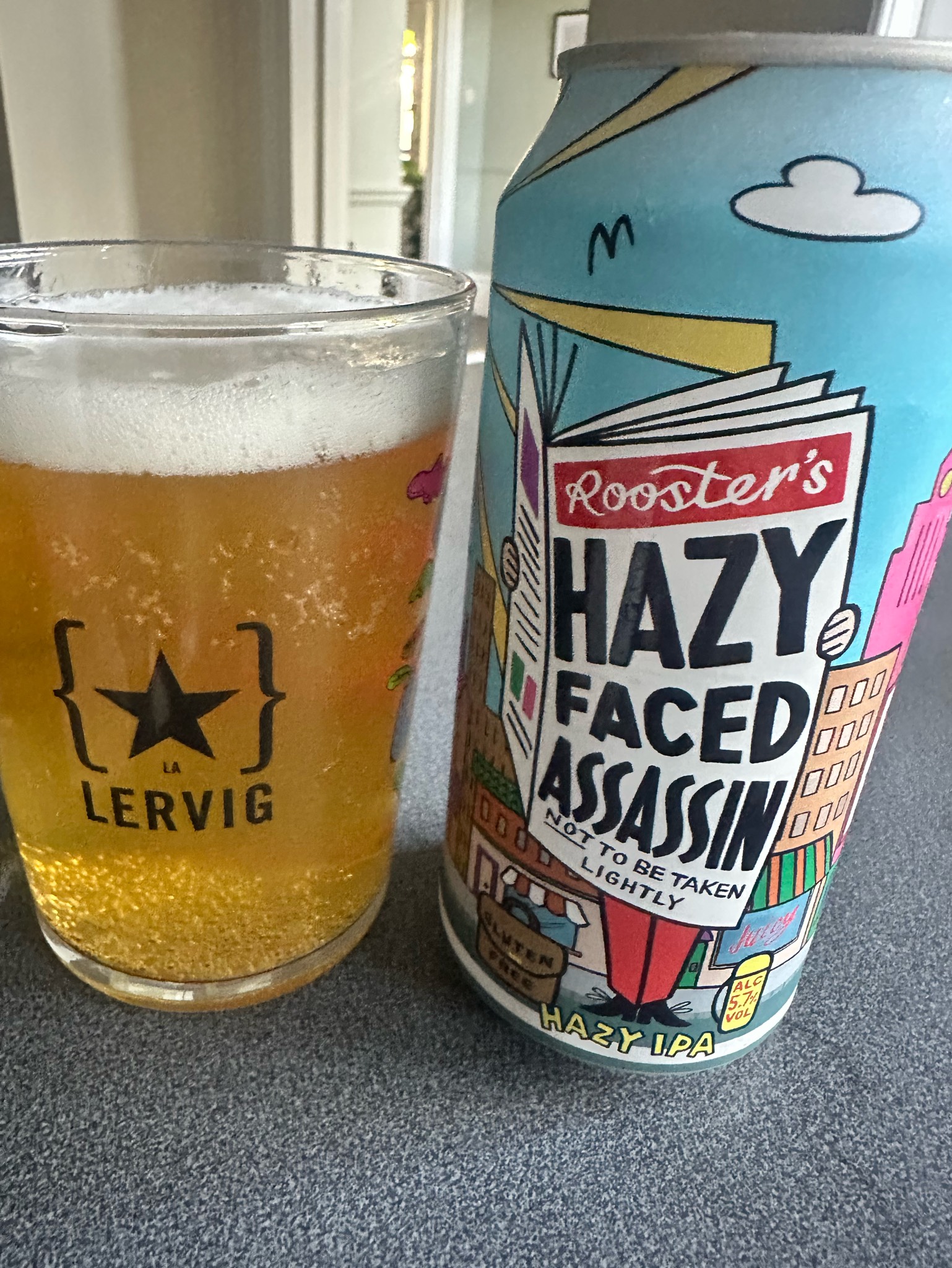 Hazy faced assassin, England