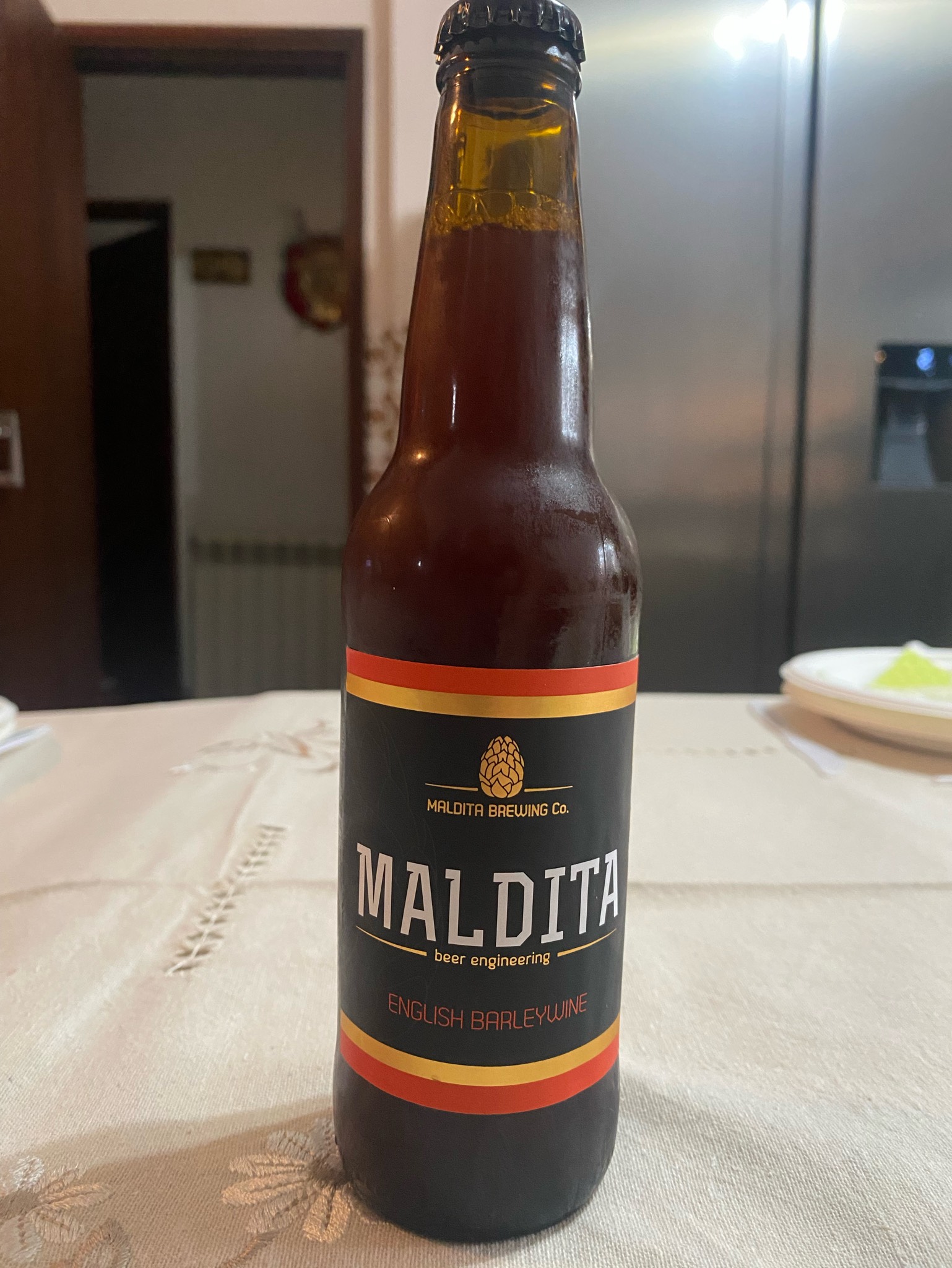 Maldita English Barley Wine, Faustino Microcervejeira