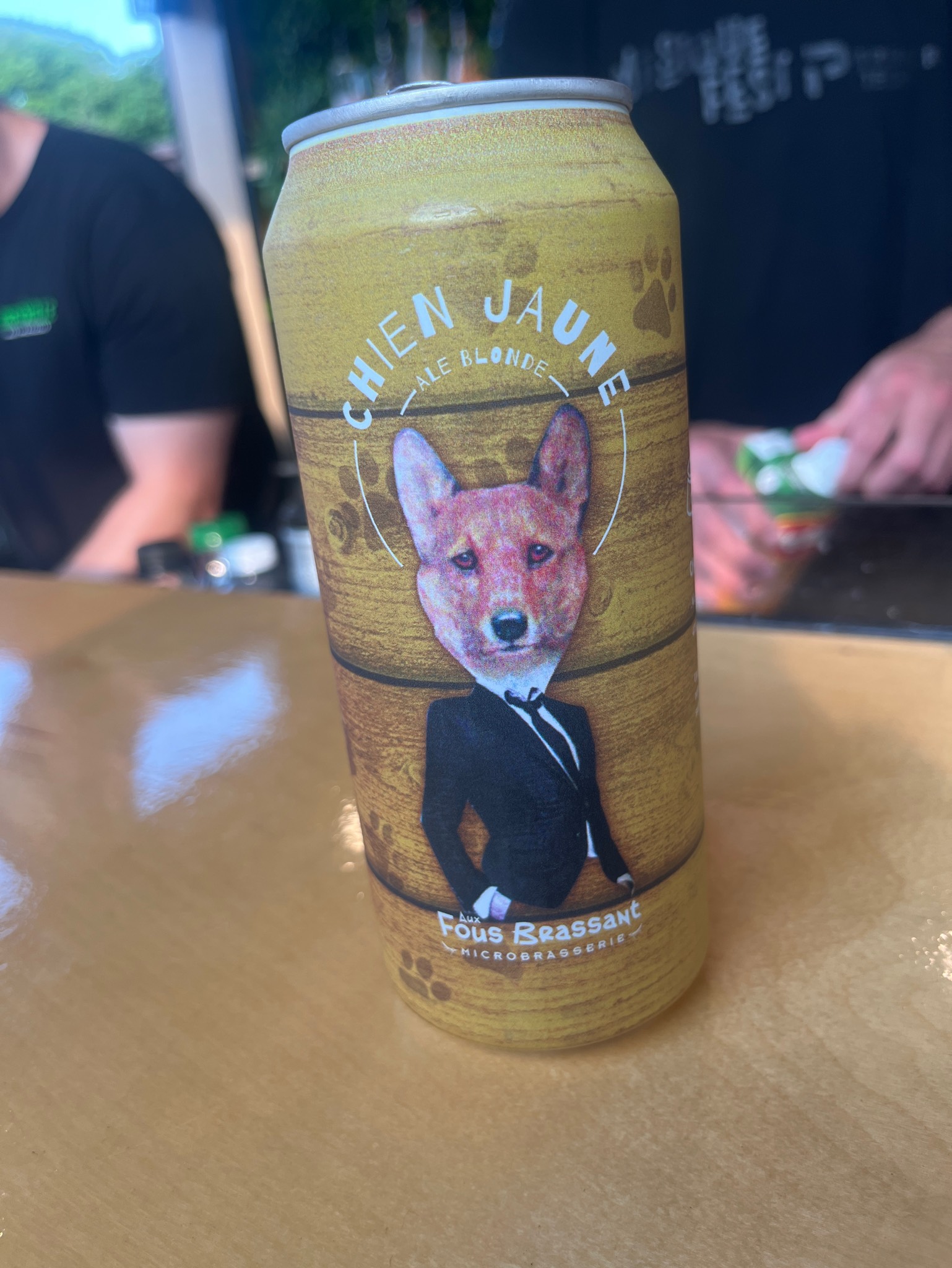 Chien Jaune, Microbrasserie Aux Fous Brassant