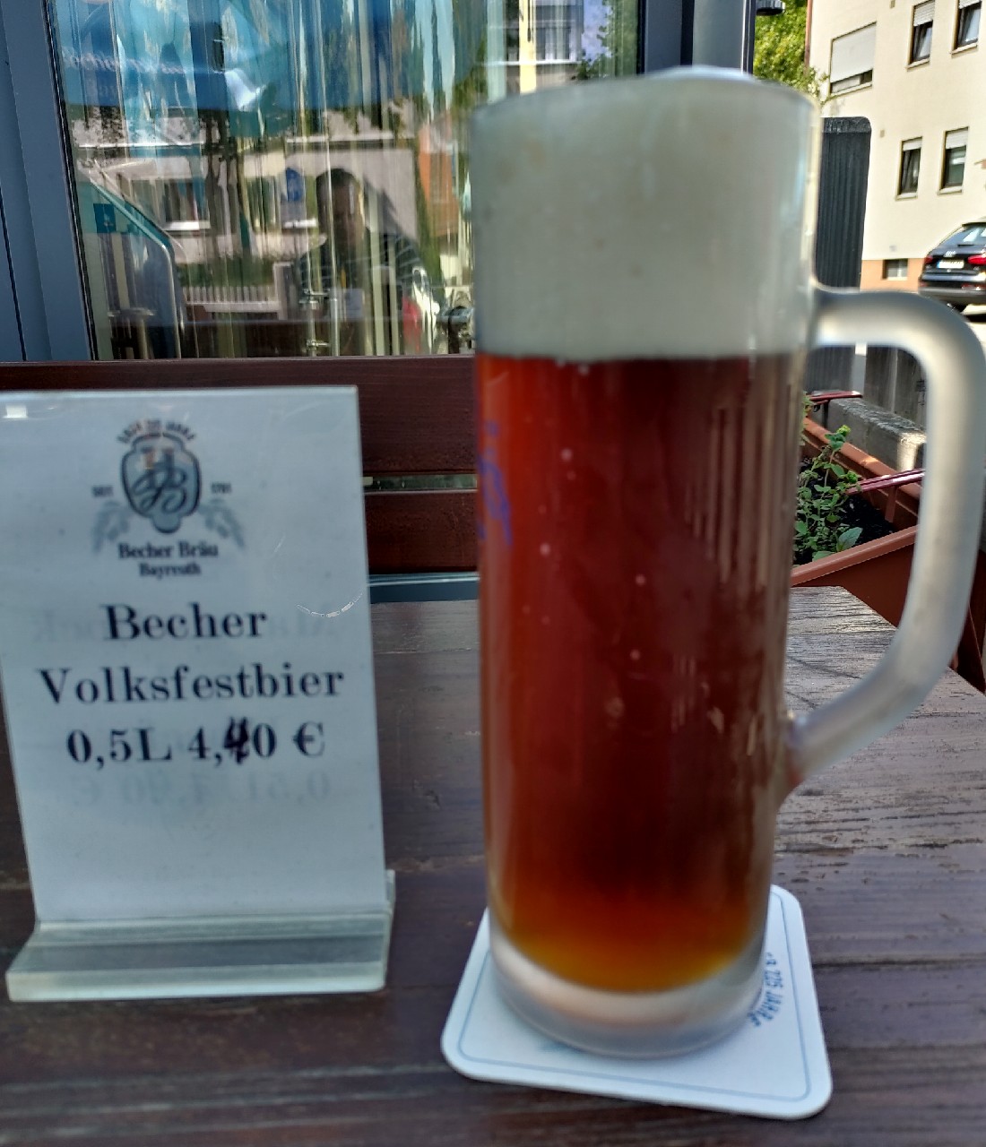 becher volksfestbier, Becher-Bräu