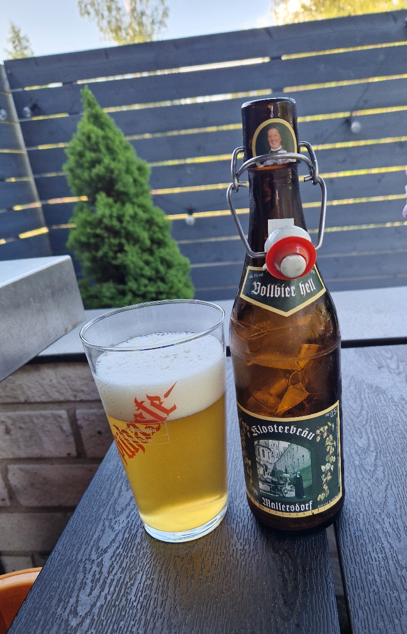 vollbier hell, Klosterbrauerei Mallersdorf