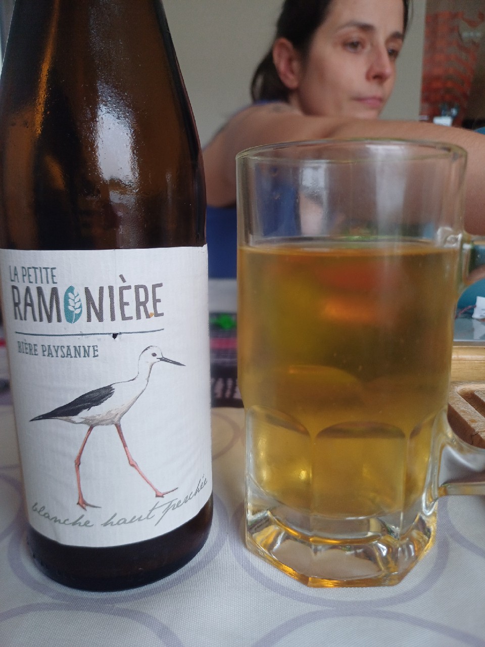 L'Échasse Blanche Au Perché, France