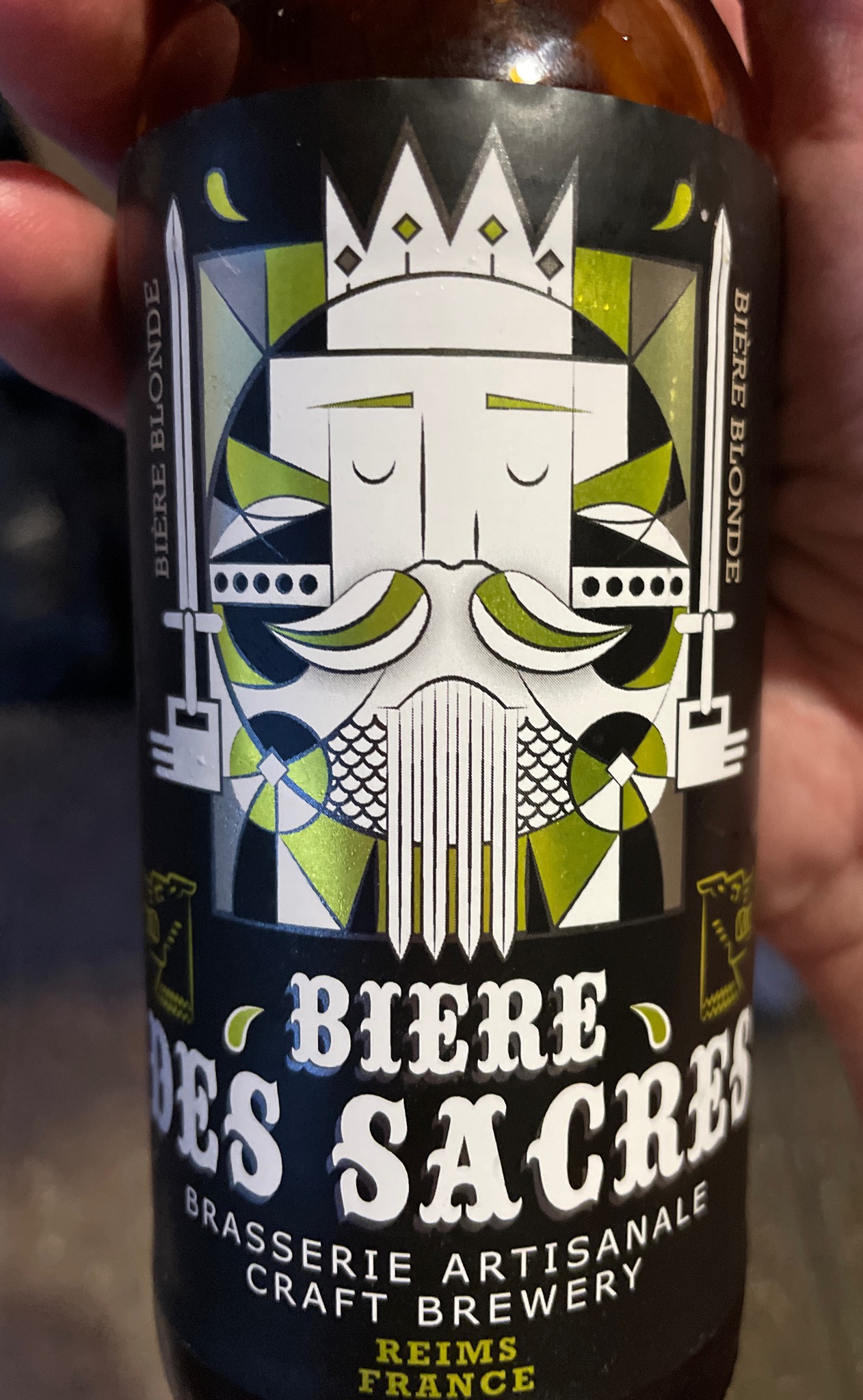 Bière Des Sacres Pale Ale, France