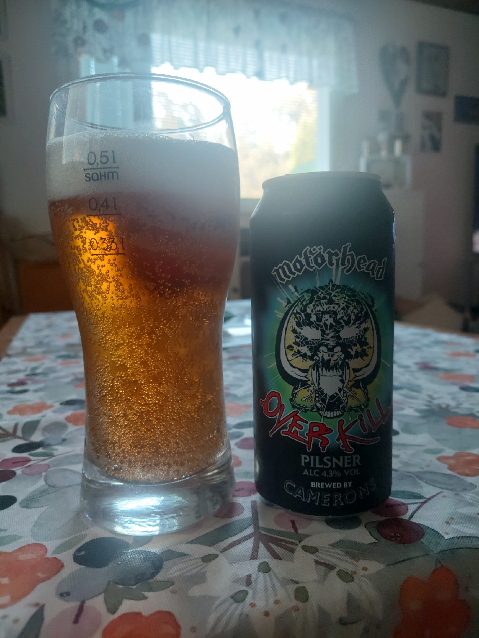 Motörhead Overkill, Camerons Brewing Company