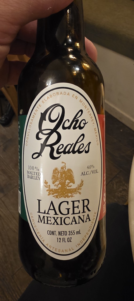 ocho reales lager mexicana, Cervecería Regiomontana / Comidas y Bebidas Fermentadas, SA de CV