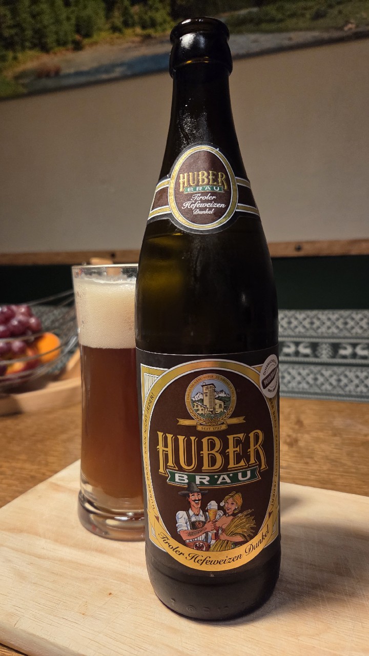 Huberbräu Hefeweizen Dunkel, Huber Bräu