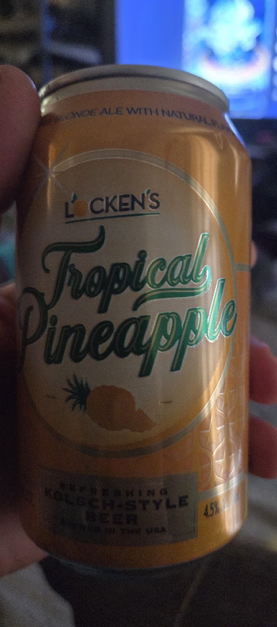 locken's tropical pineapple kolsch, Rock wall brewing comoany