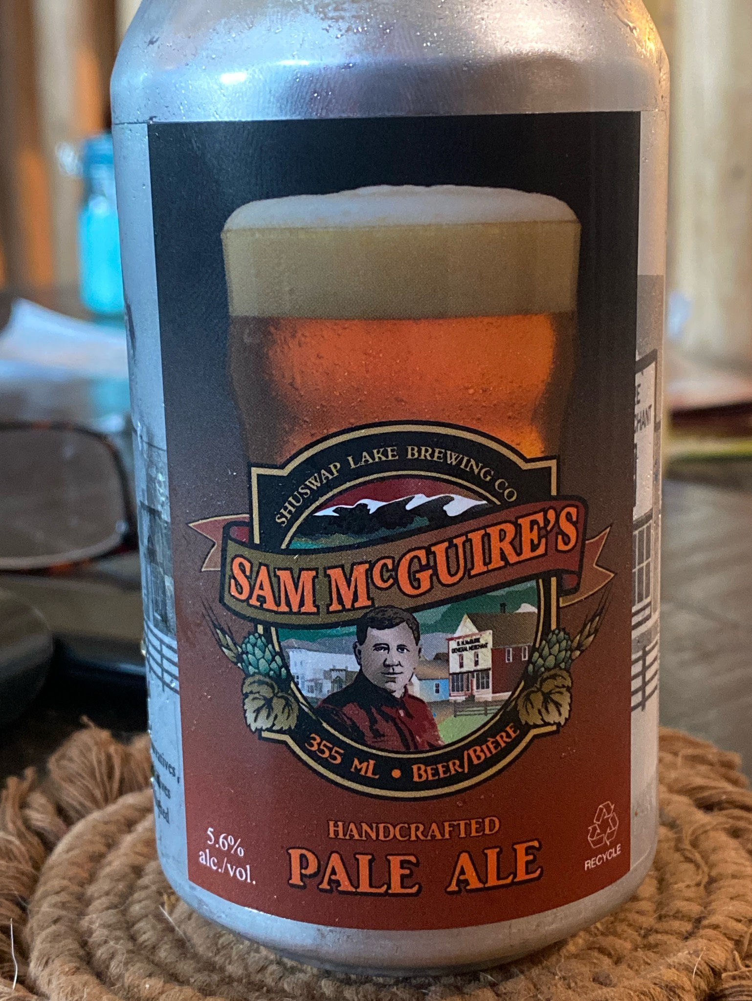 Sam McGuire'S Pale Ale, Barley Station Brew Pub (Shuswap Lake Brewing Company)