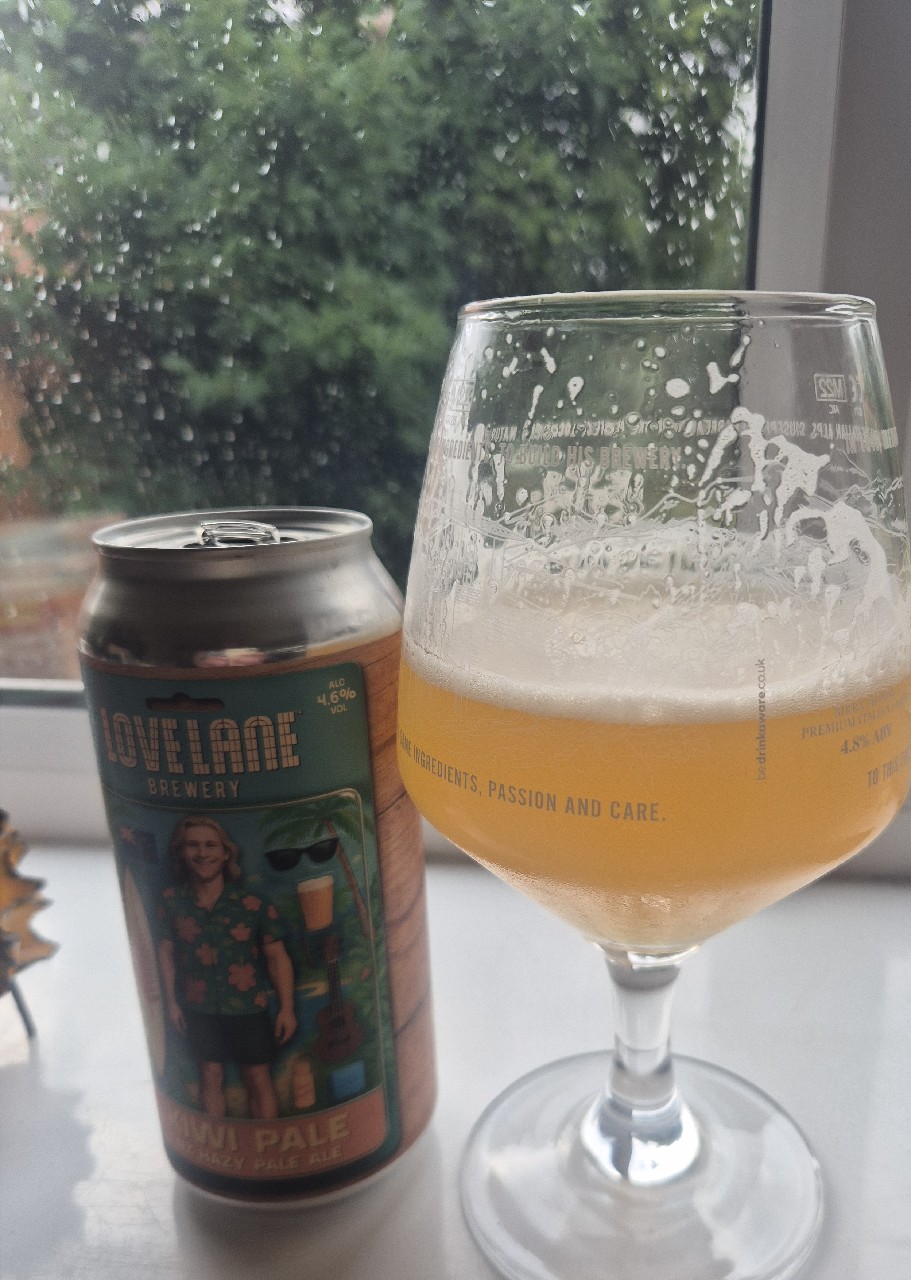 Kiwi pale, Love Lane Brewing