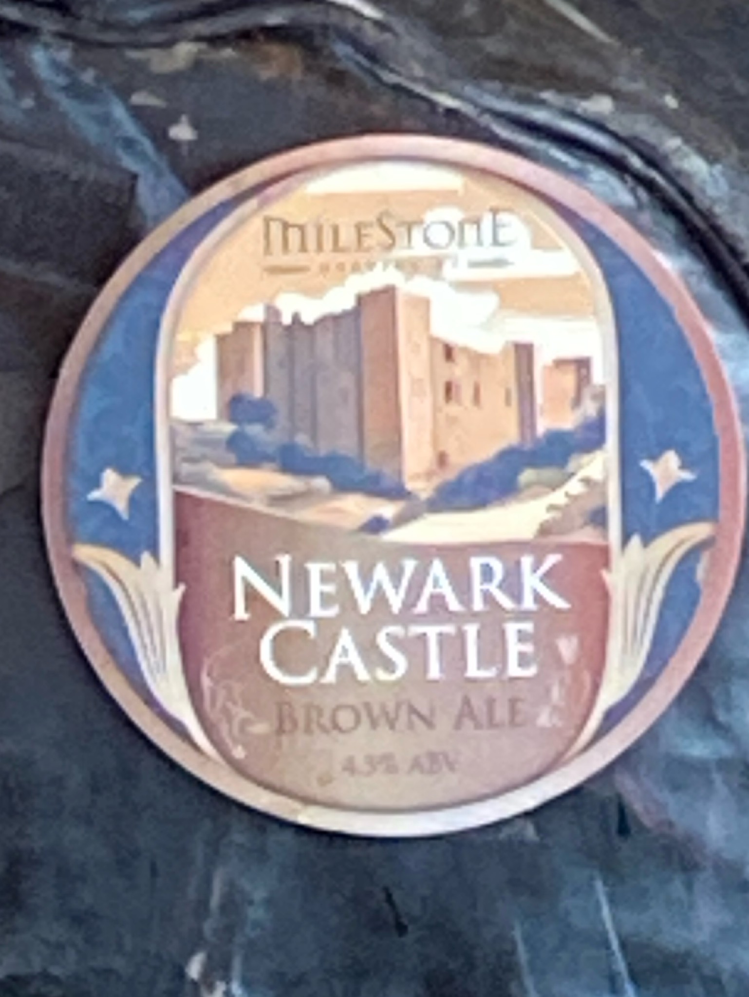 Newark Castle Brown Ale, Milestone Brewery